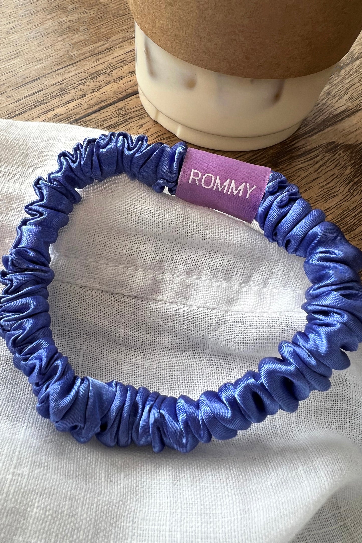 Sapphire Blue Scrunchie - Various Sizes