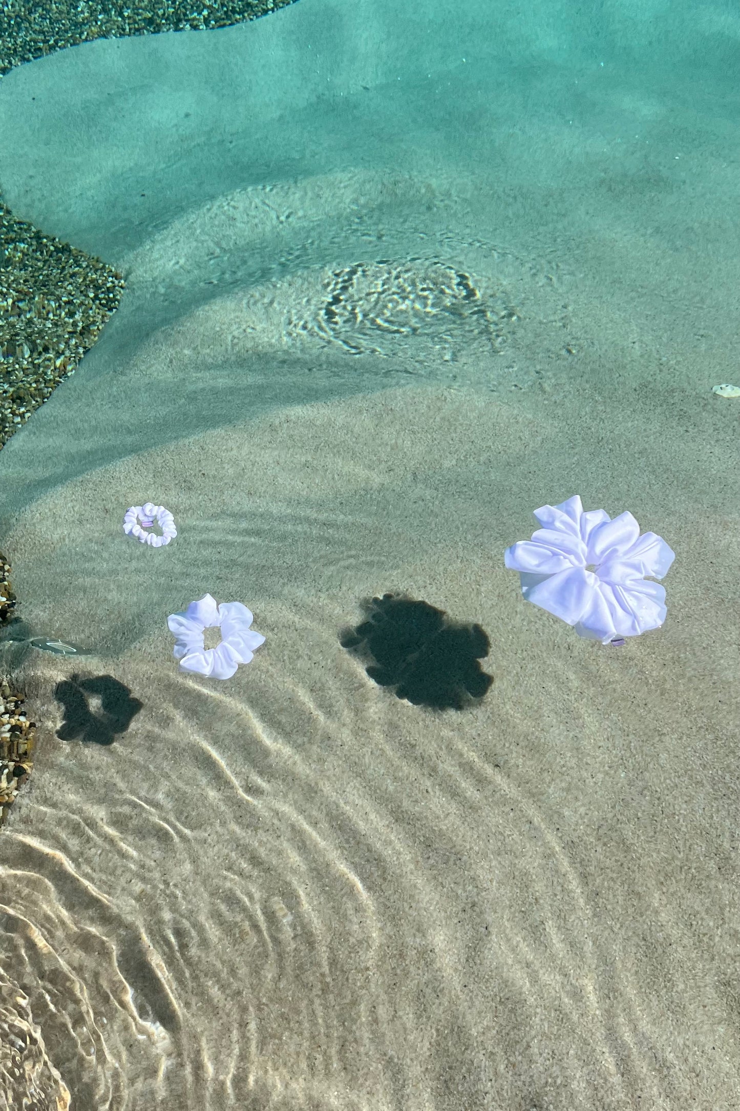 Swim Scrunchie White Heat - Various Sizes
