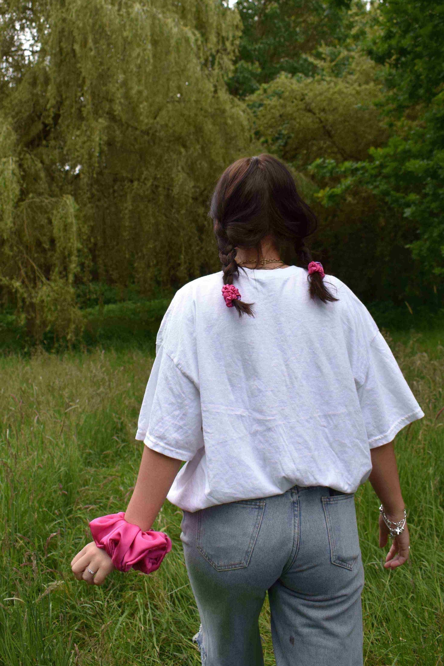 Fuchsia Pink Scrunchie - Various Sizes