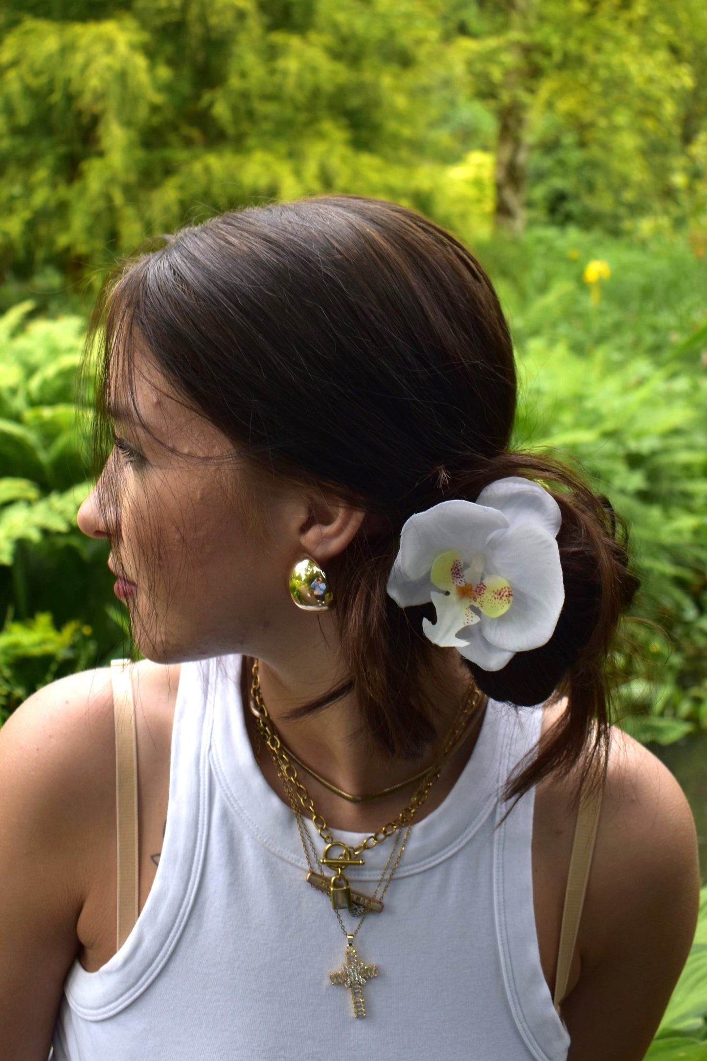 Island Girl Flower Scrunchie - Various Colours/Sizes