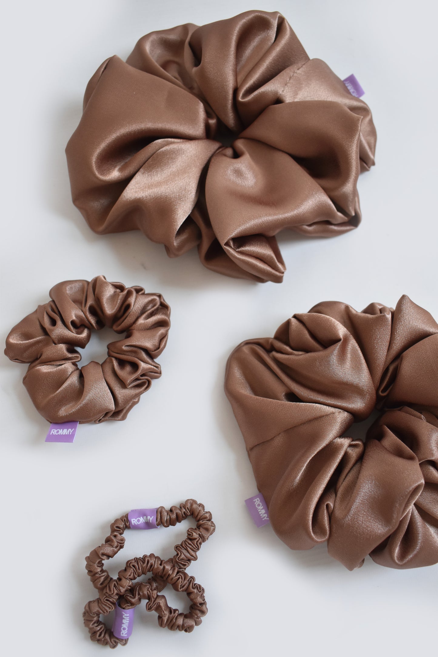 Mocha Mousse Scrunchie - Various Sizes
