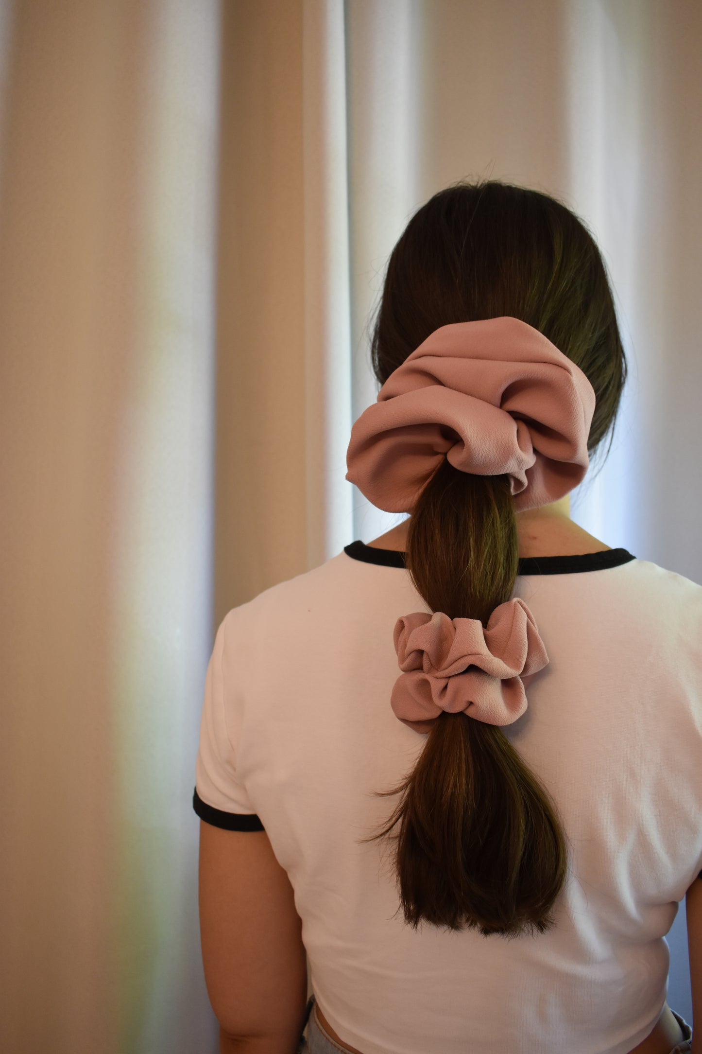 Ballet Pump Pink Scrunchie - Various Sizes