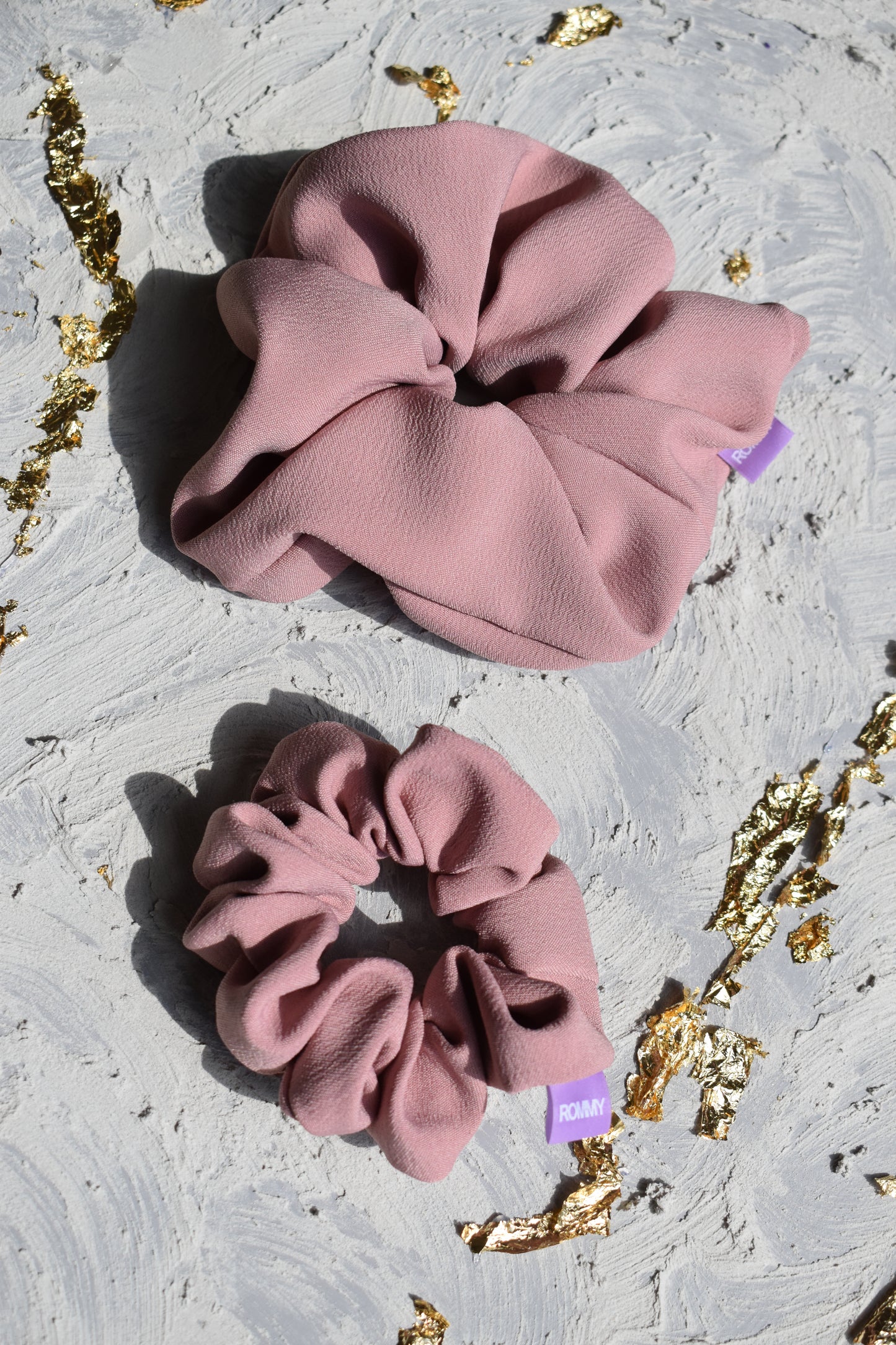 Ballet Pump Pink Scrunchie - Various Sizes