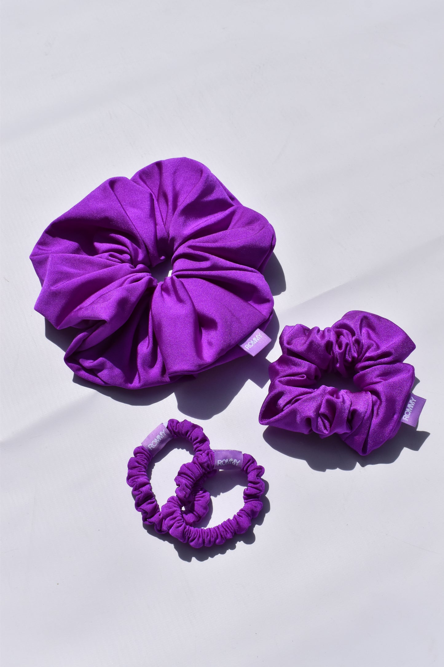 Swim Scrunchie Sweet Pea Purple - Various Sizes