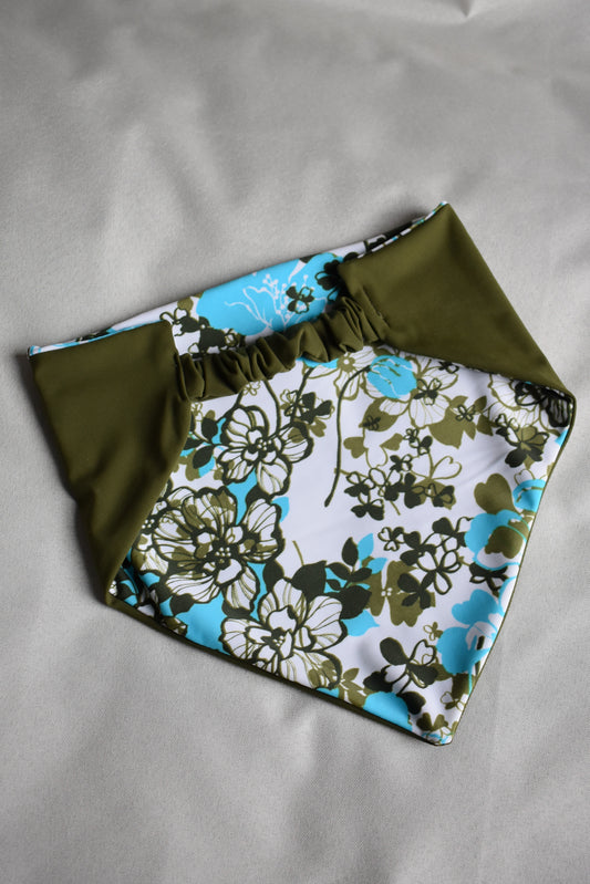 Reversible Swim Bandana - Aqua Forest