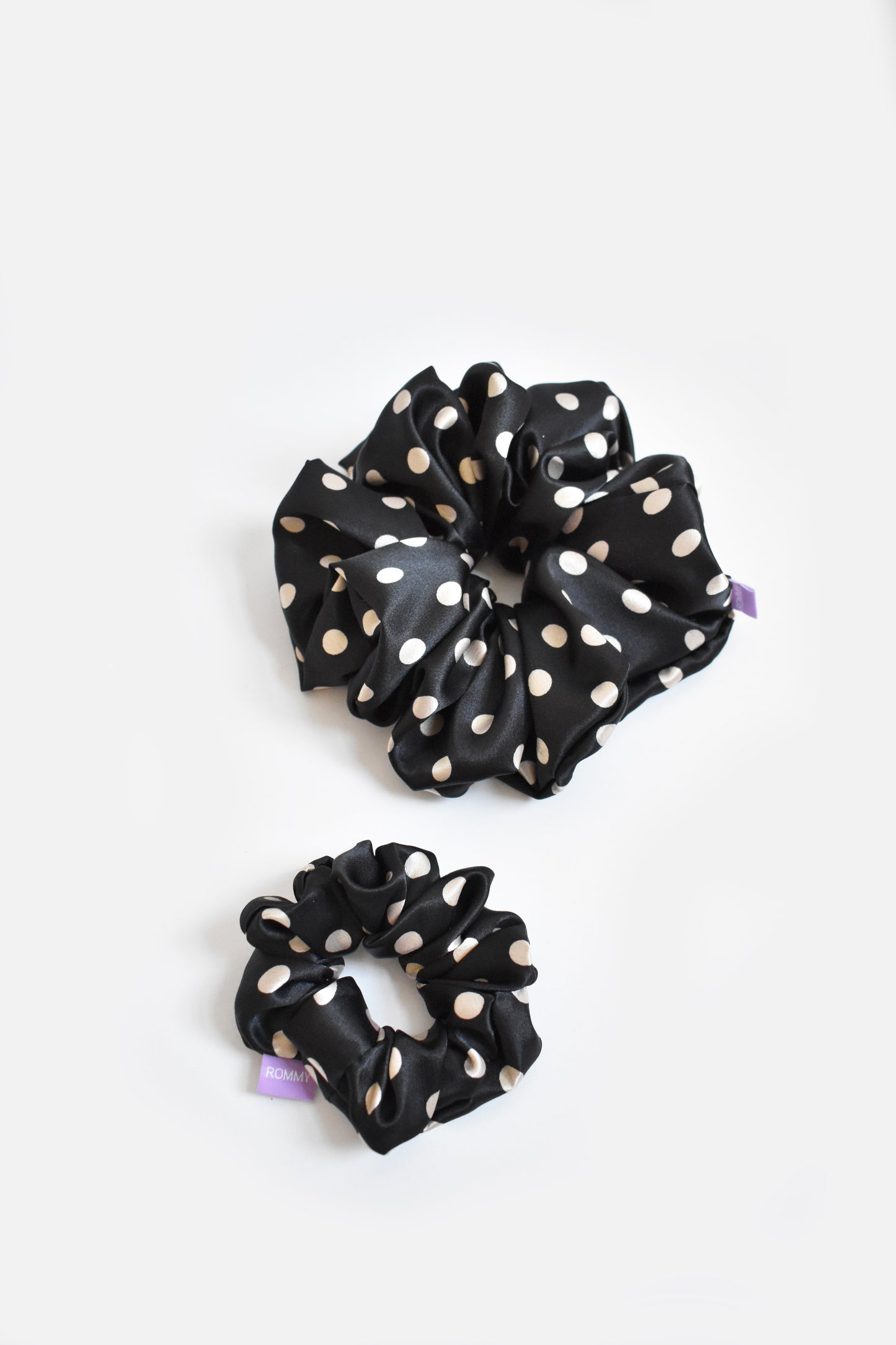 Polka Scrunchie - Various Sizes