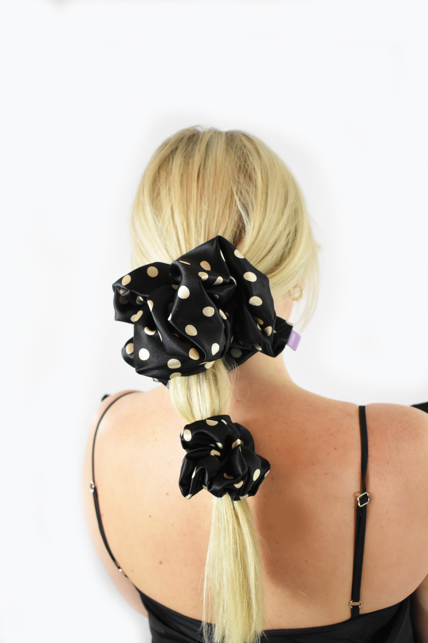 Polka Scrunchie - Various Sizes