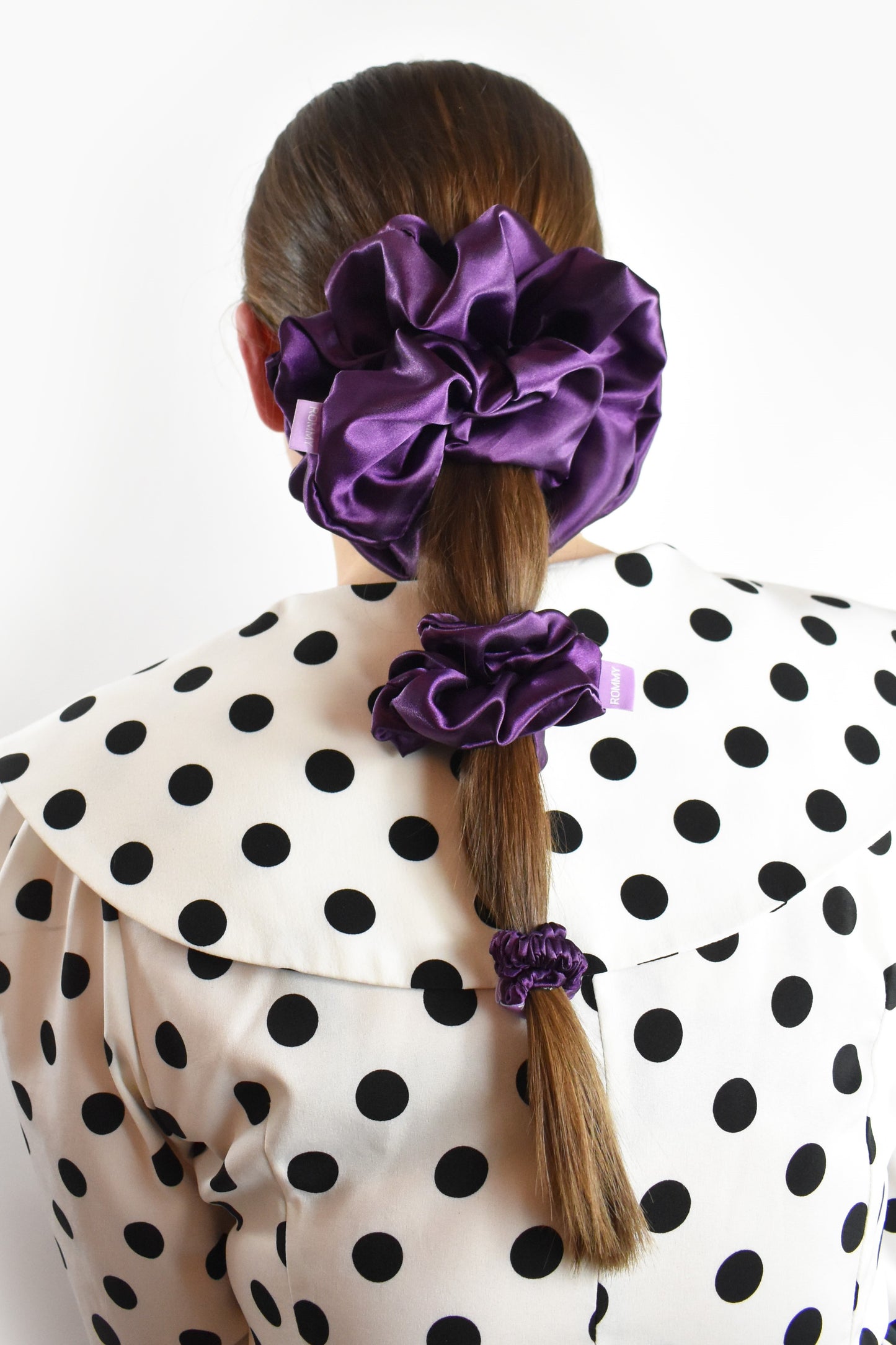 Plum Purple Scrunchie - Various Sizes