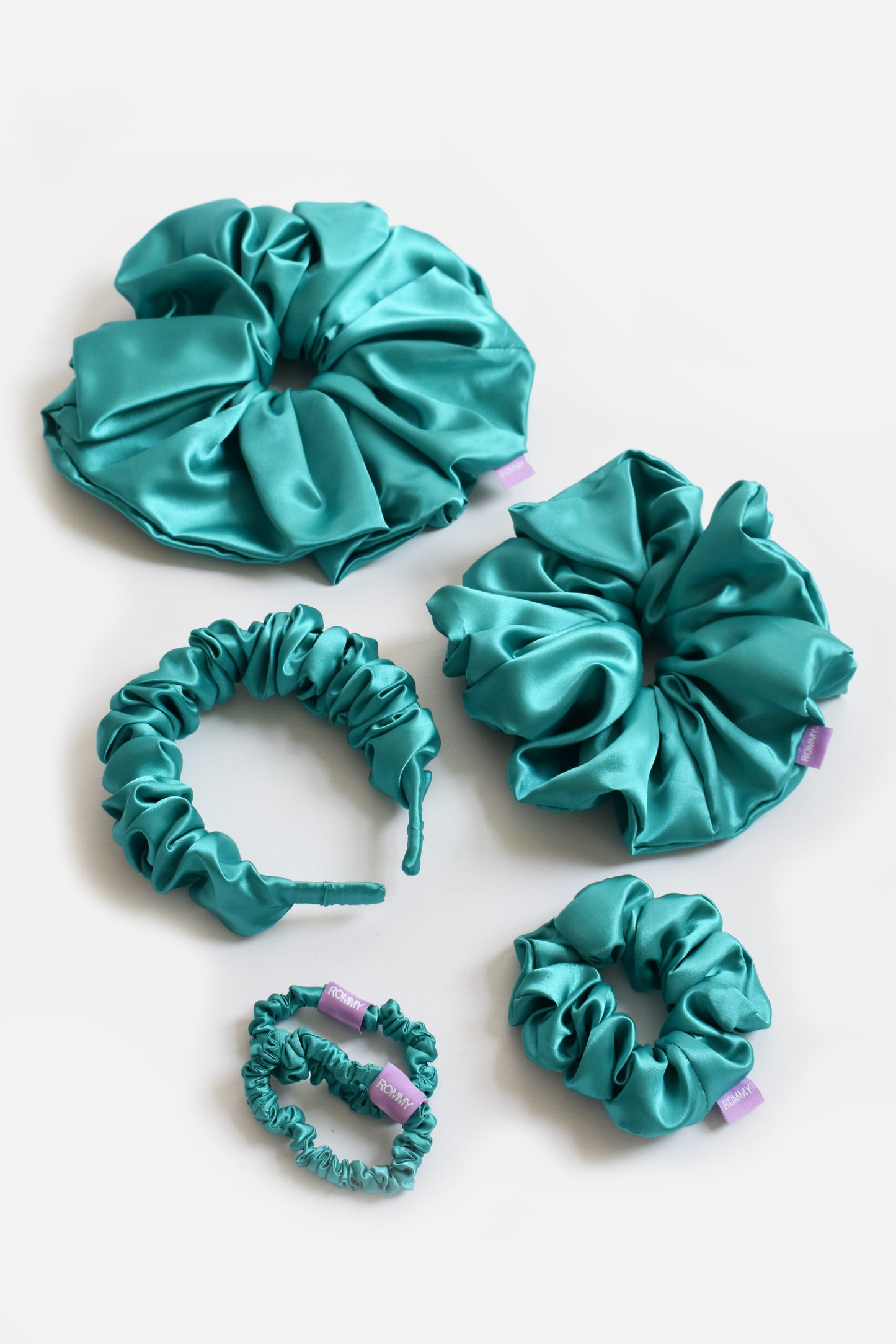 Blue Zircon Scrunchie - Various Sizes