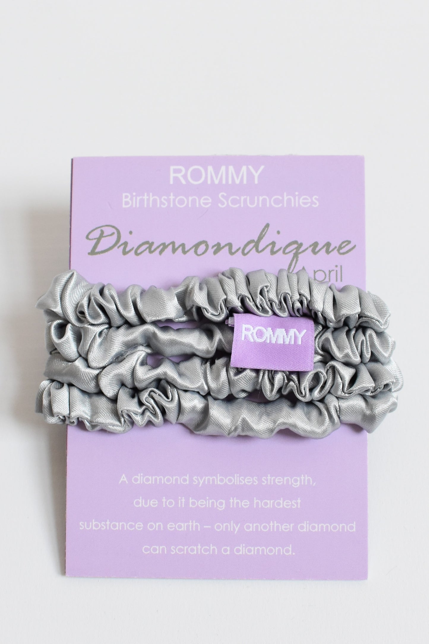 Birthstone Scrunchie - Various Sizes/Colours