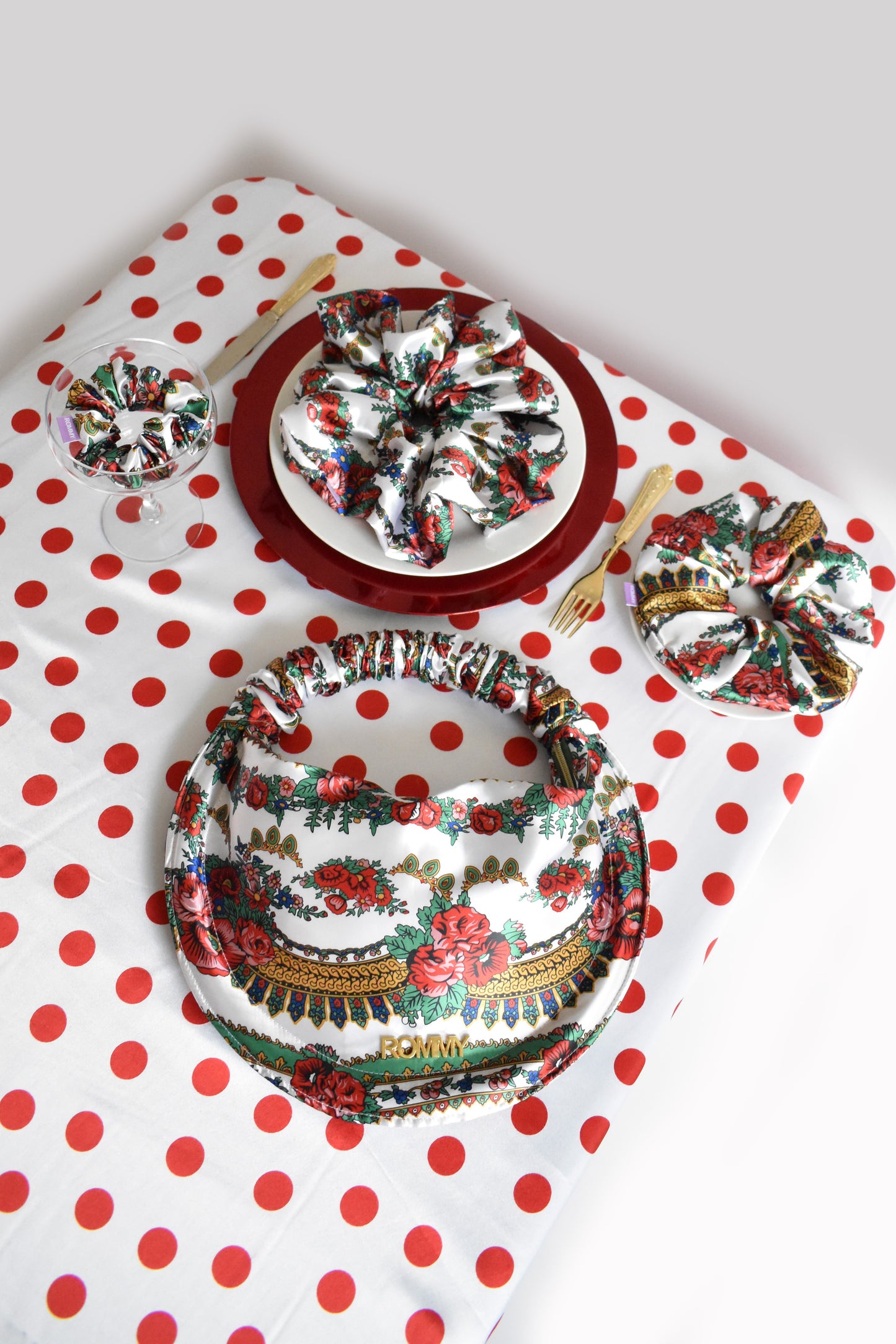 Amalfi Scrunchie - Various Sizes