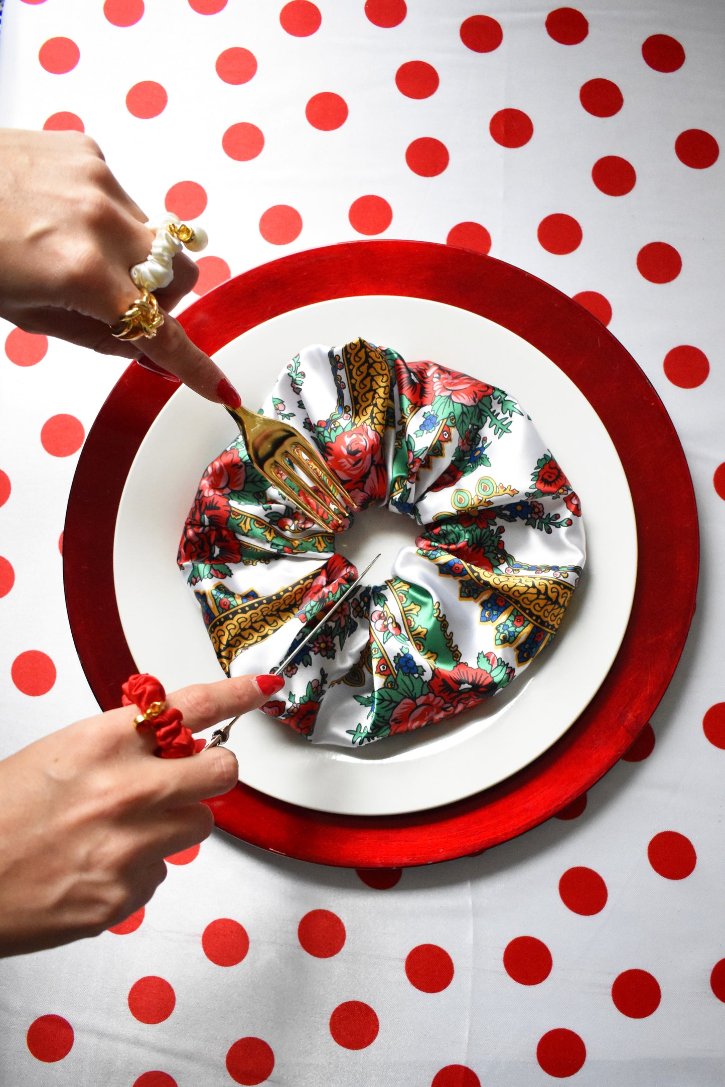 Amalfi Scrunchie - Various Sizes