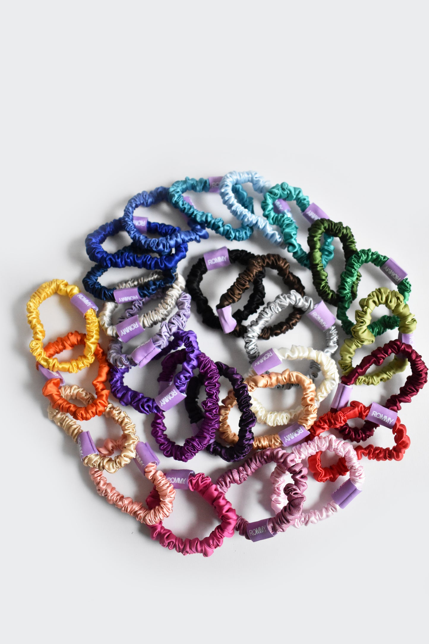 Heart Charm Scrunchie - Various Colours