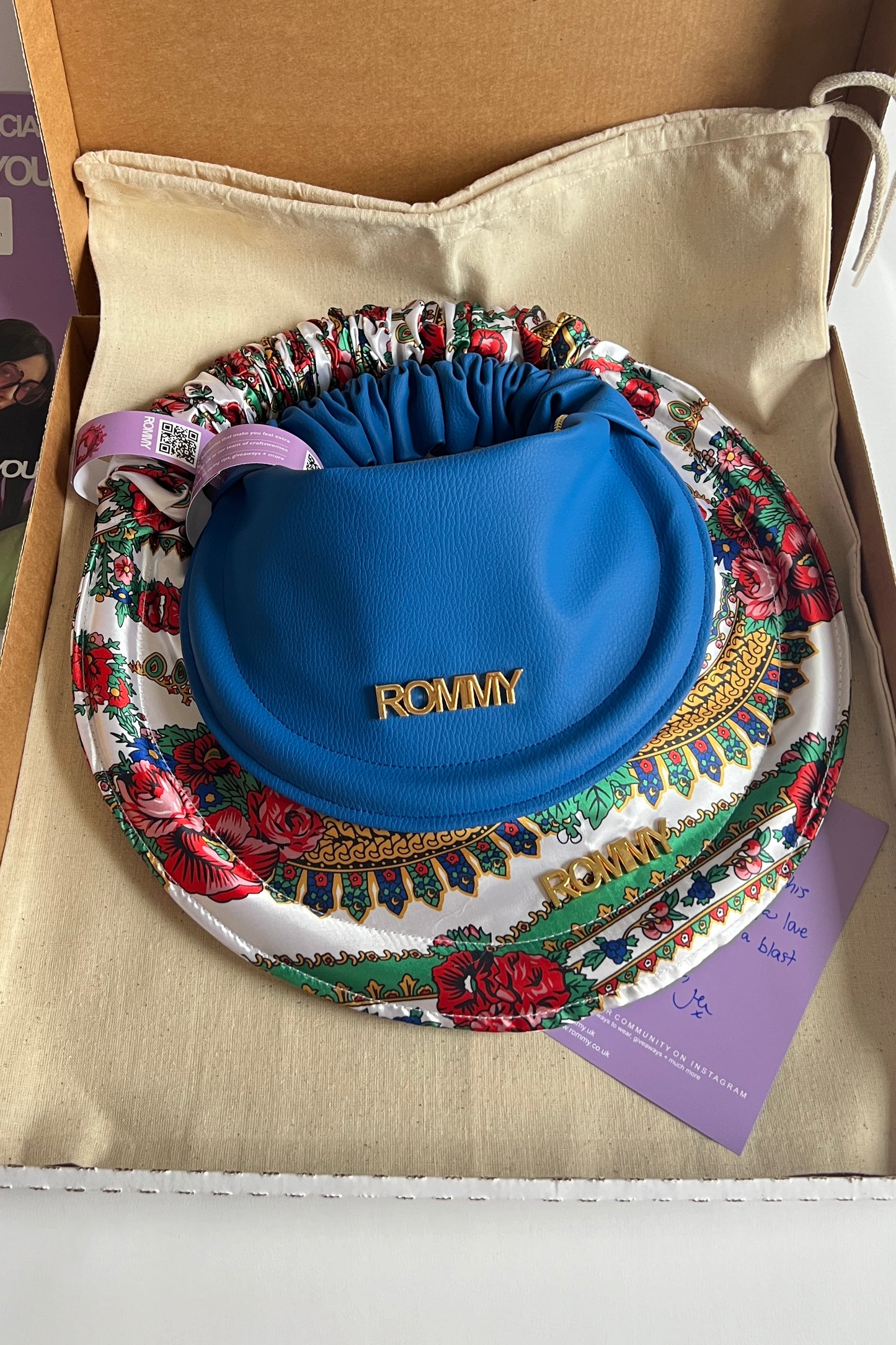 Electric Blue Bag - Various Sizes