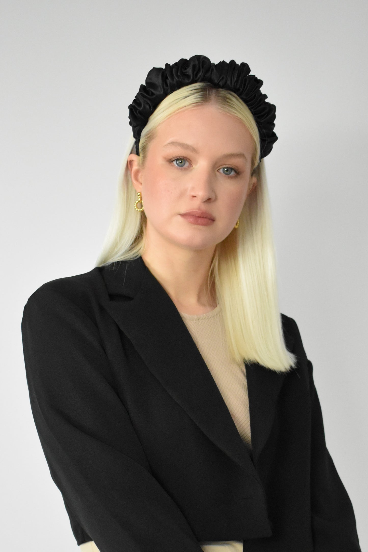 Dakota Black Scrunchie - Various Sizes