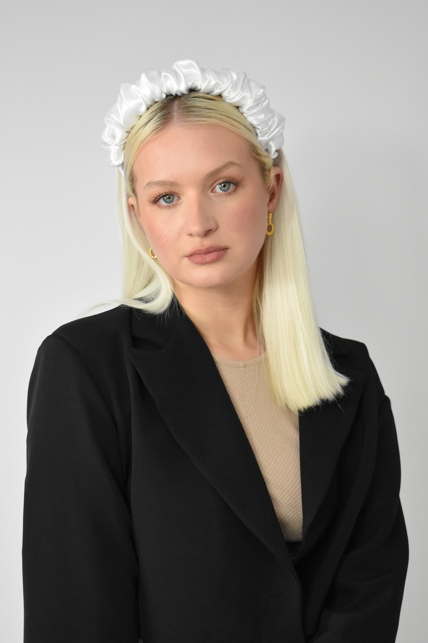 Pearl White Scrunchie - Various Sizes