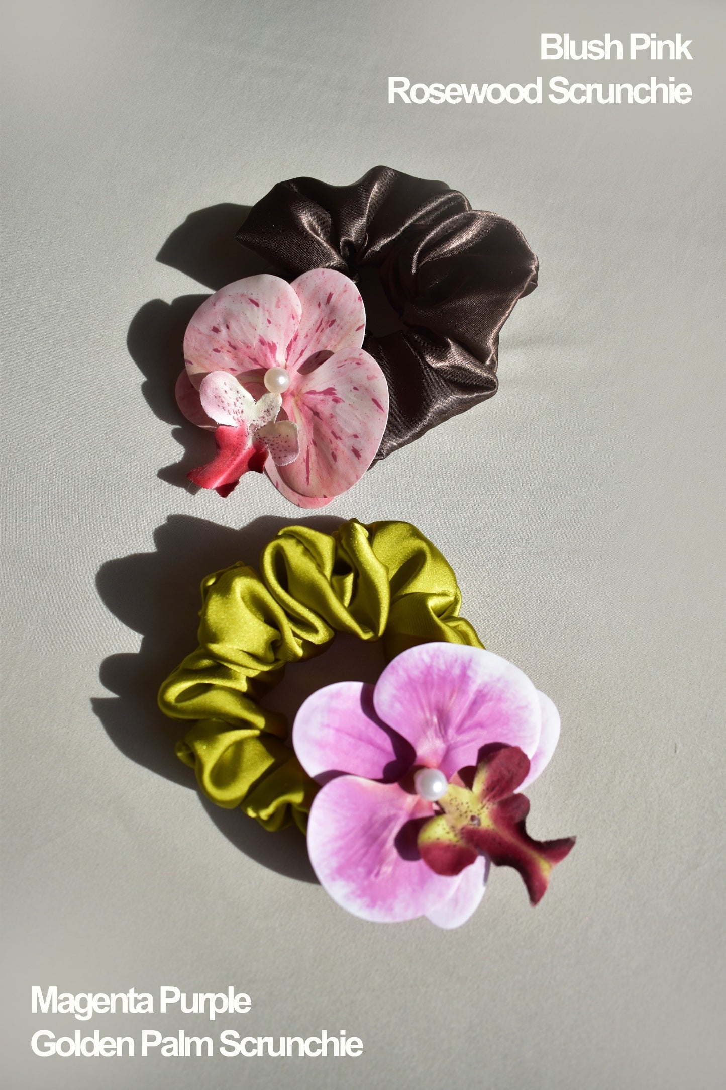 Island Girl Flower Scrunchie - Various Colours/Sizes