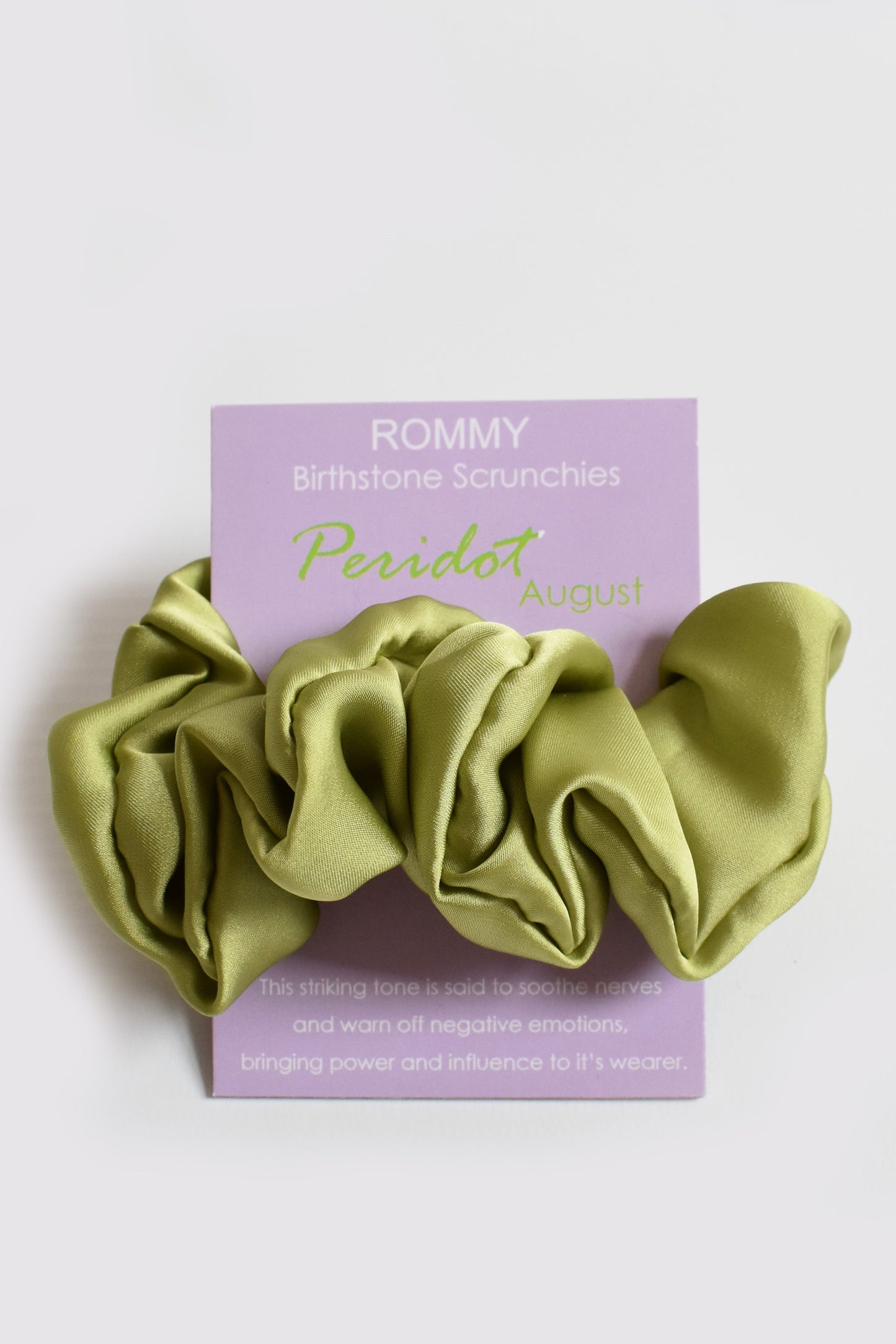 Birthstone Scrunchie - Various Sizes/Colours