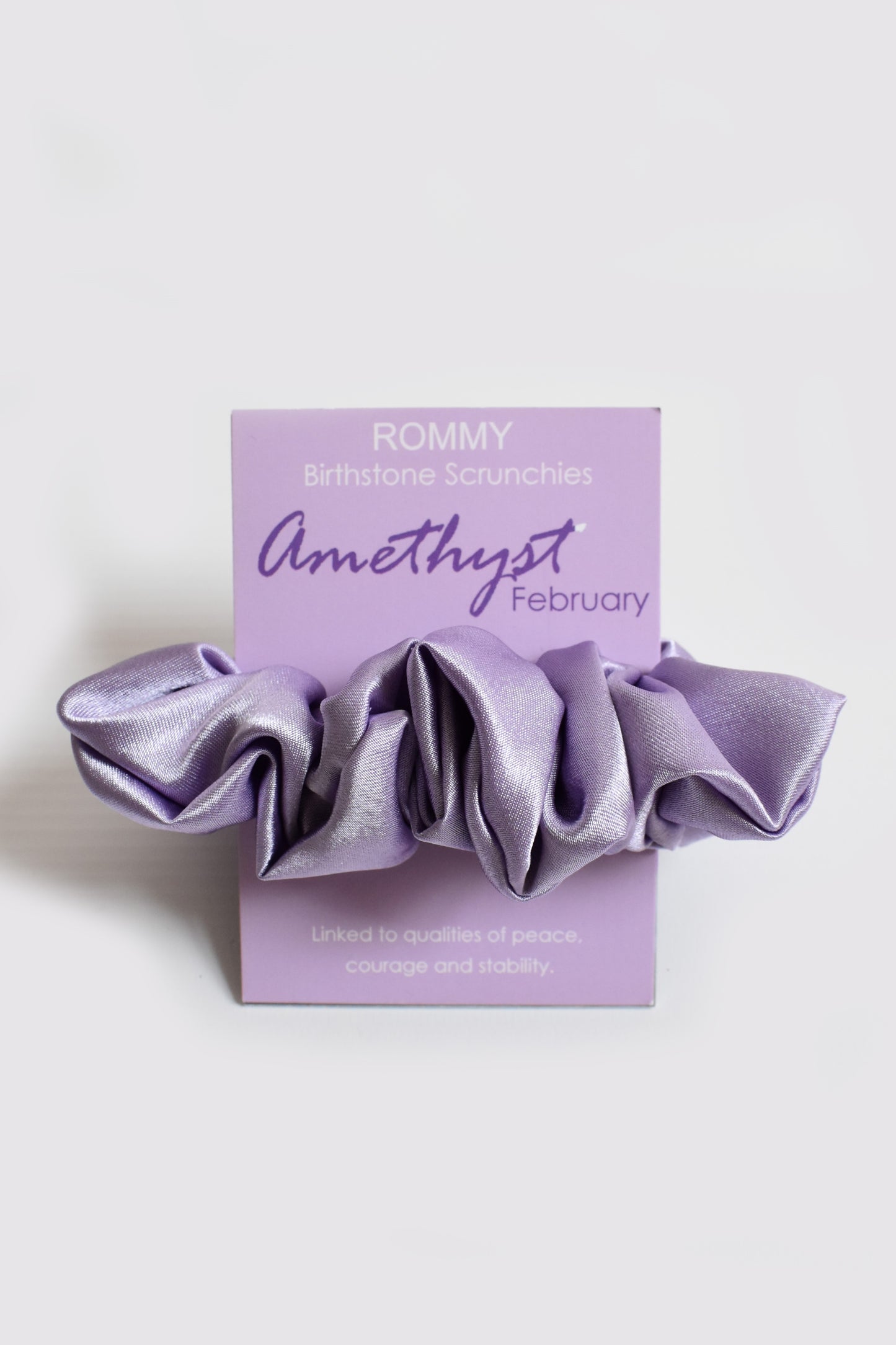 Birthstone Scrunchie - Various Sizes/Colours