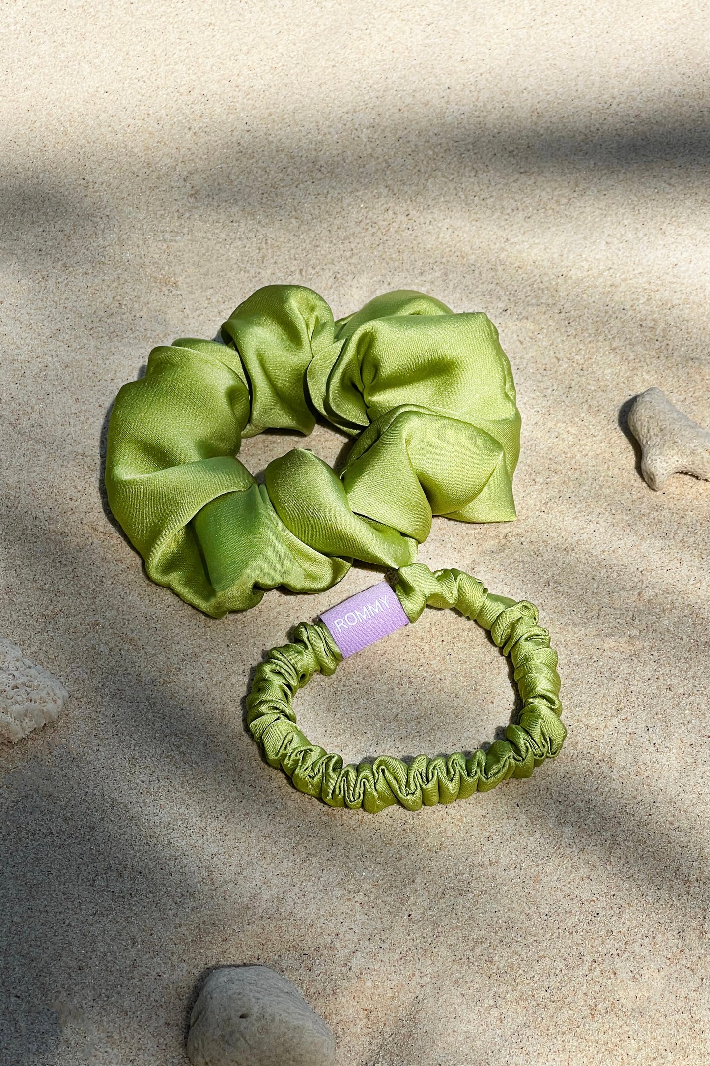 Peridot Green Scrunchie - Various Sizes