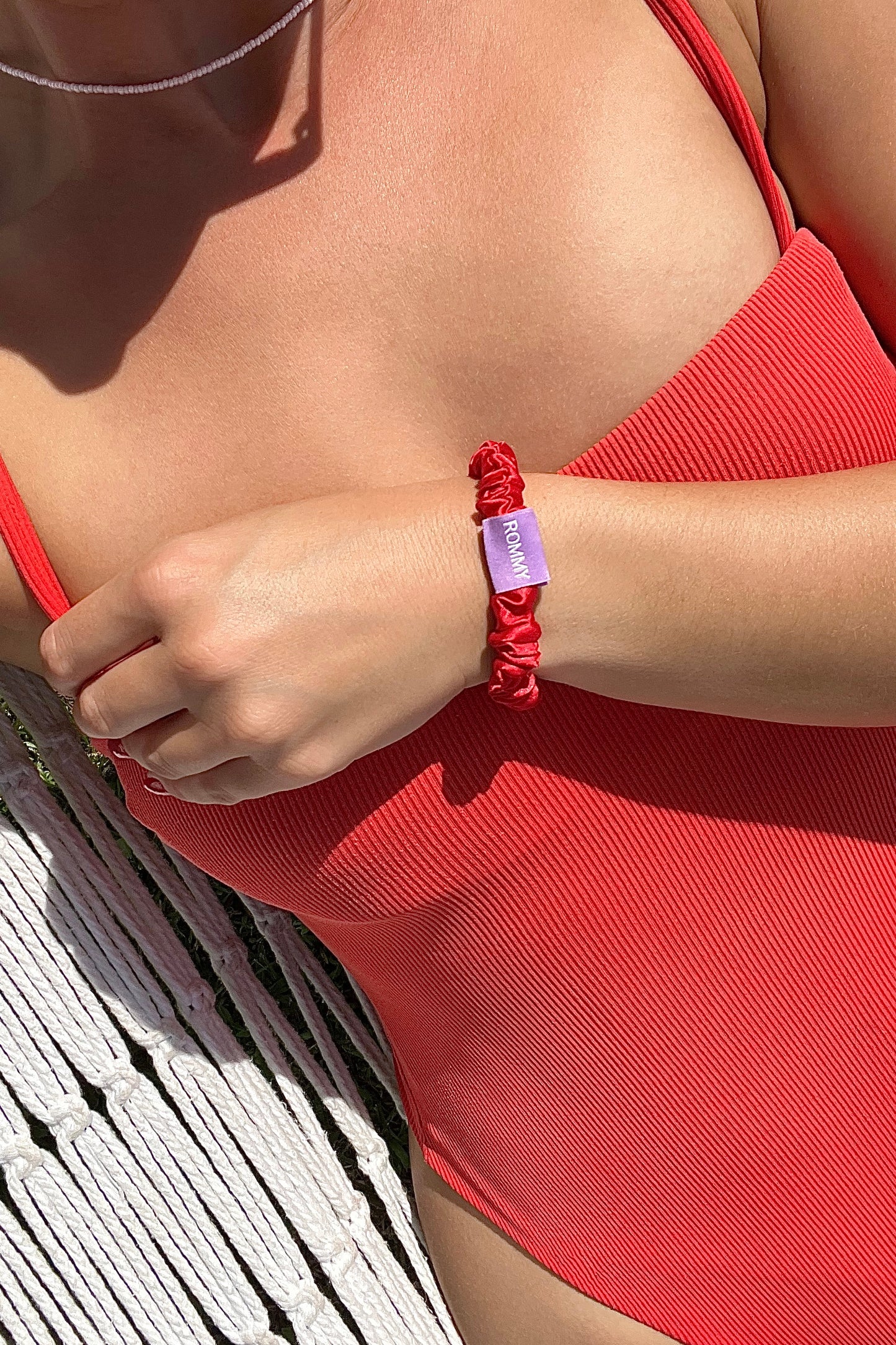 Cherry Red Scrunchie - Various Sizes