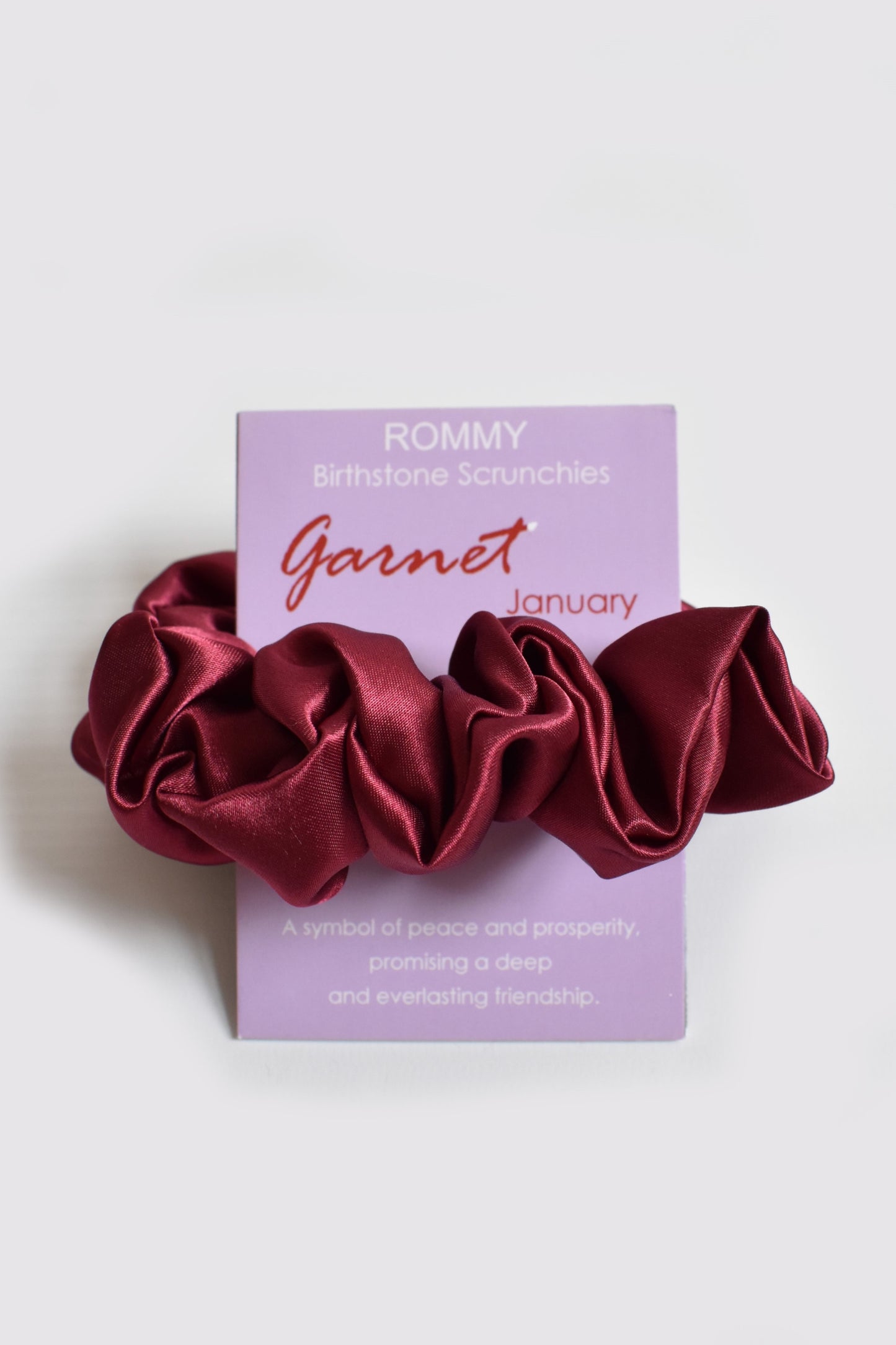 Birthstone Scrunchie - Various Sizes/Colours
