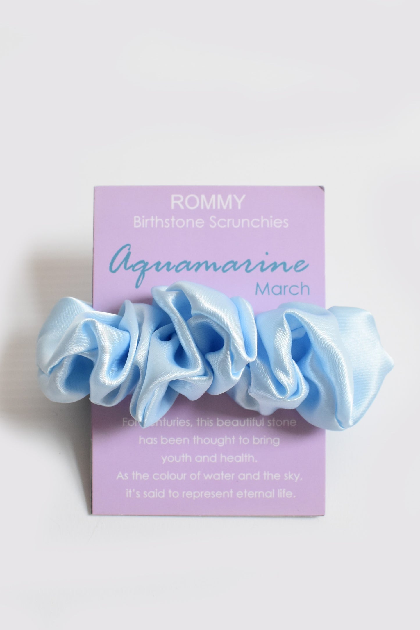 Birthstone Scrunchie - Various Sizes/Colours