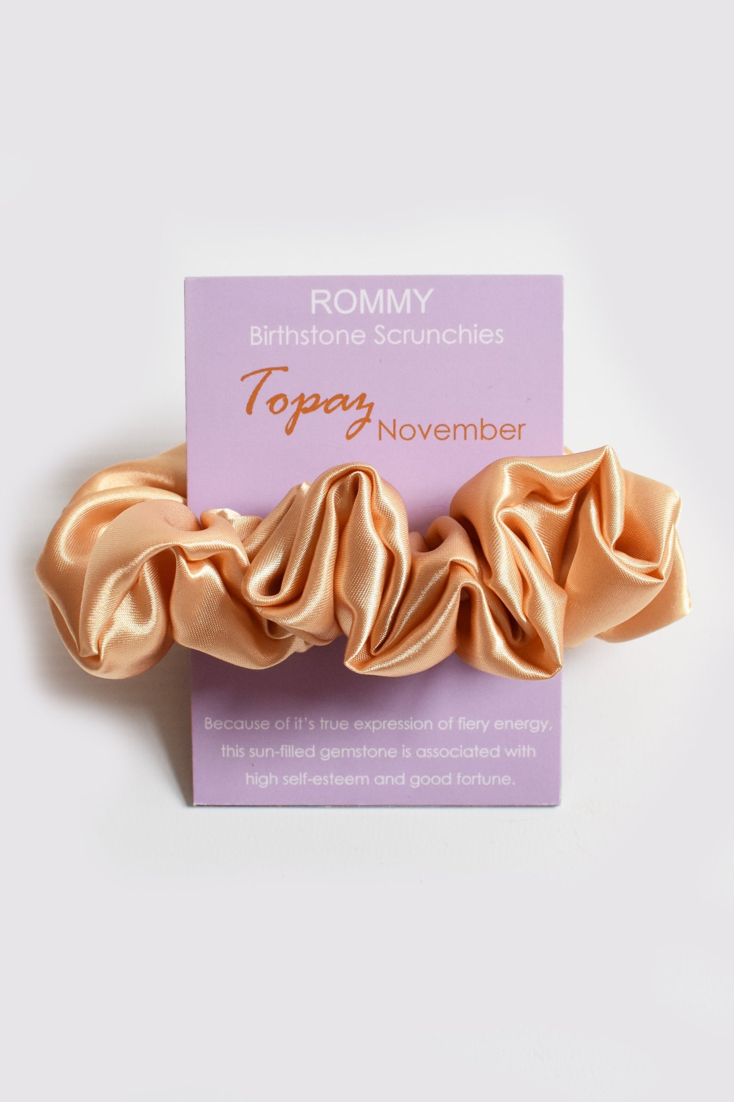 Birthstone Scrunchie - Various Sizes/Colours