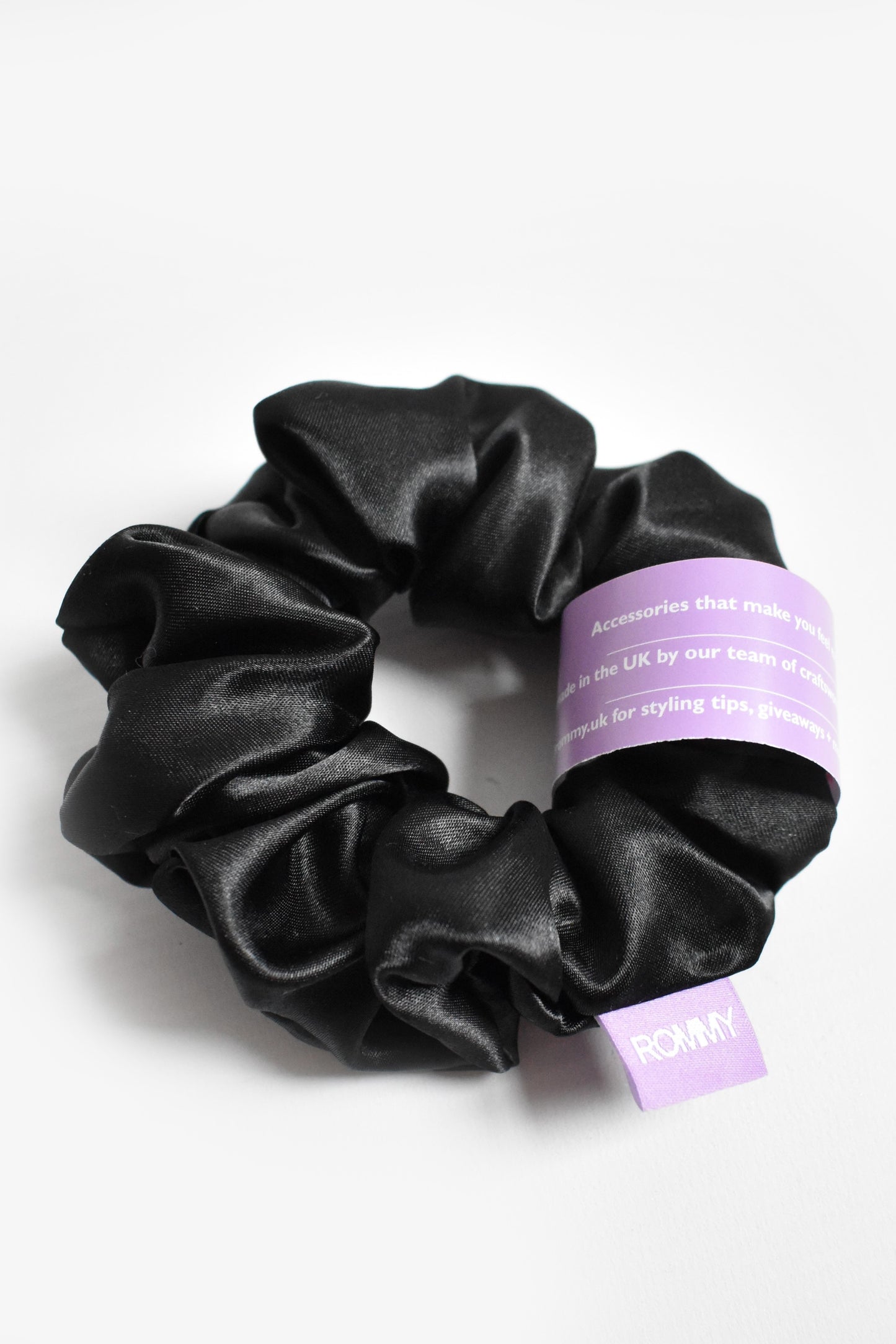 Dakota Black Scrunchie - Various Sizes