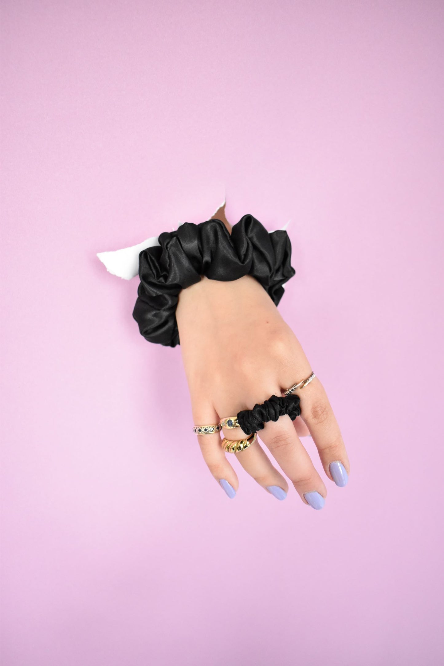 Plushie Scrunchie Ring - Various Colours