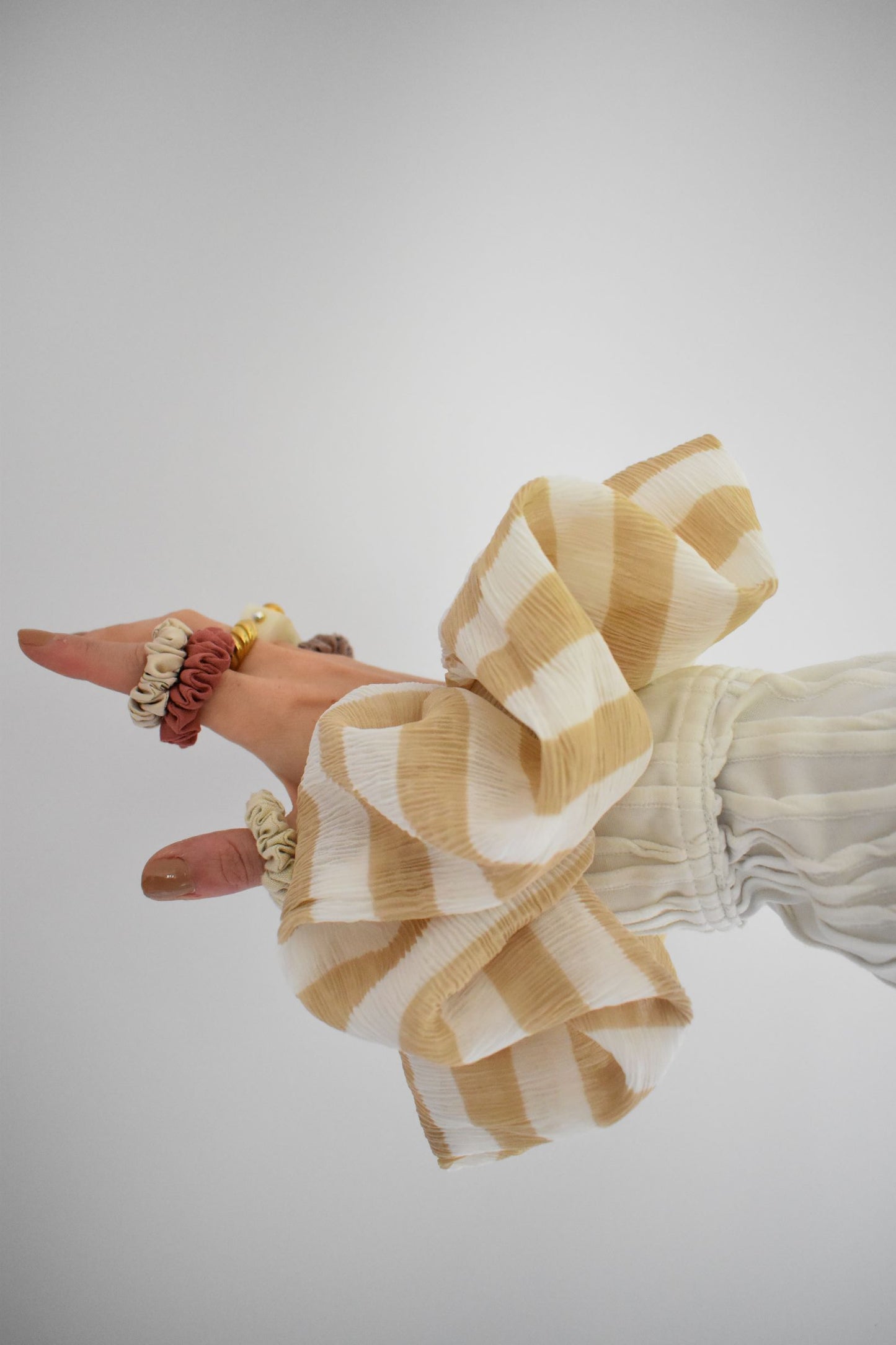 Riviera Plisse Scrunchie - Various Sizes