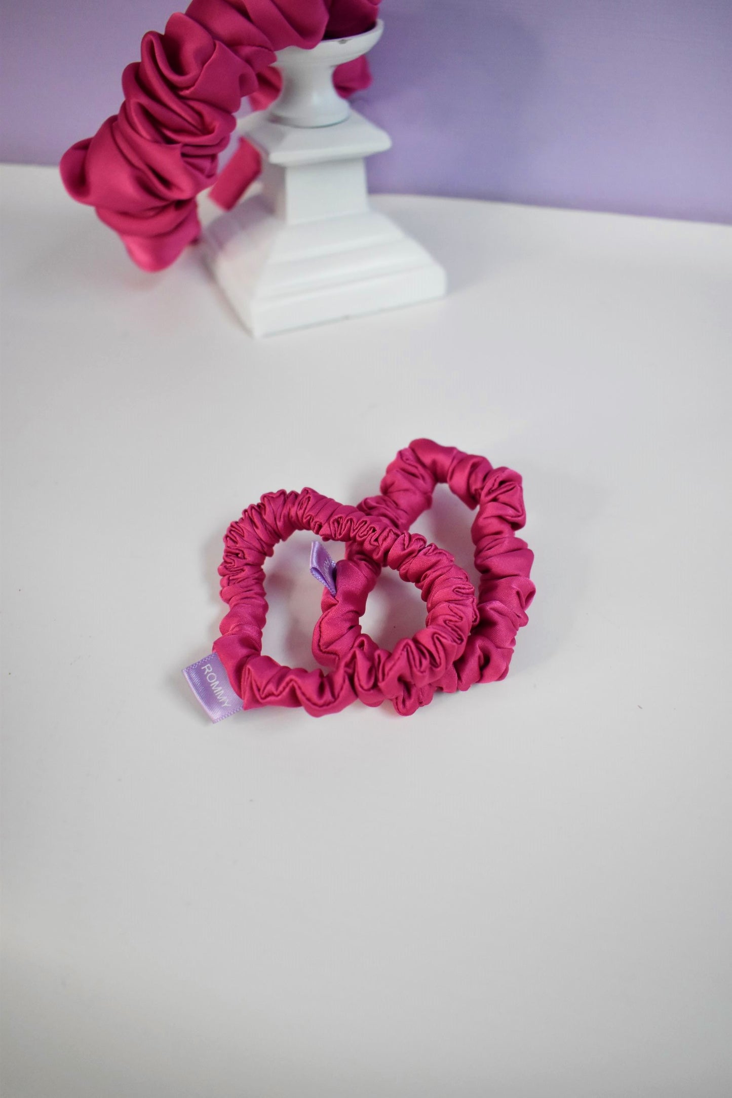 Fuchsia Pink Scrunchie - Various Sizes