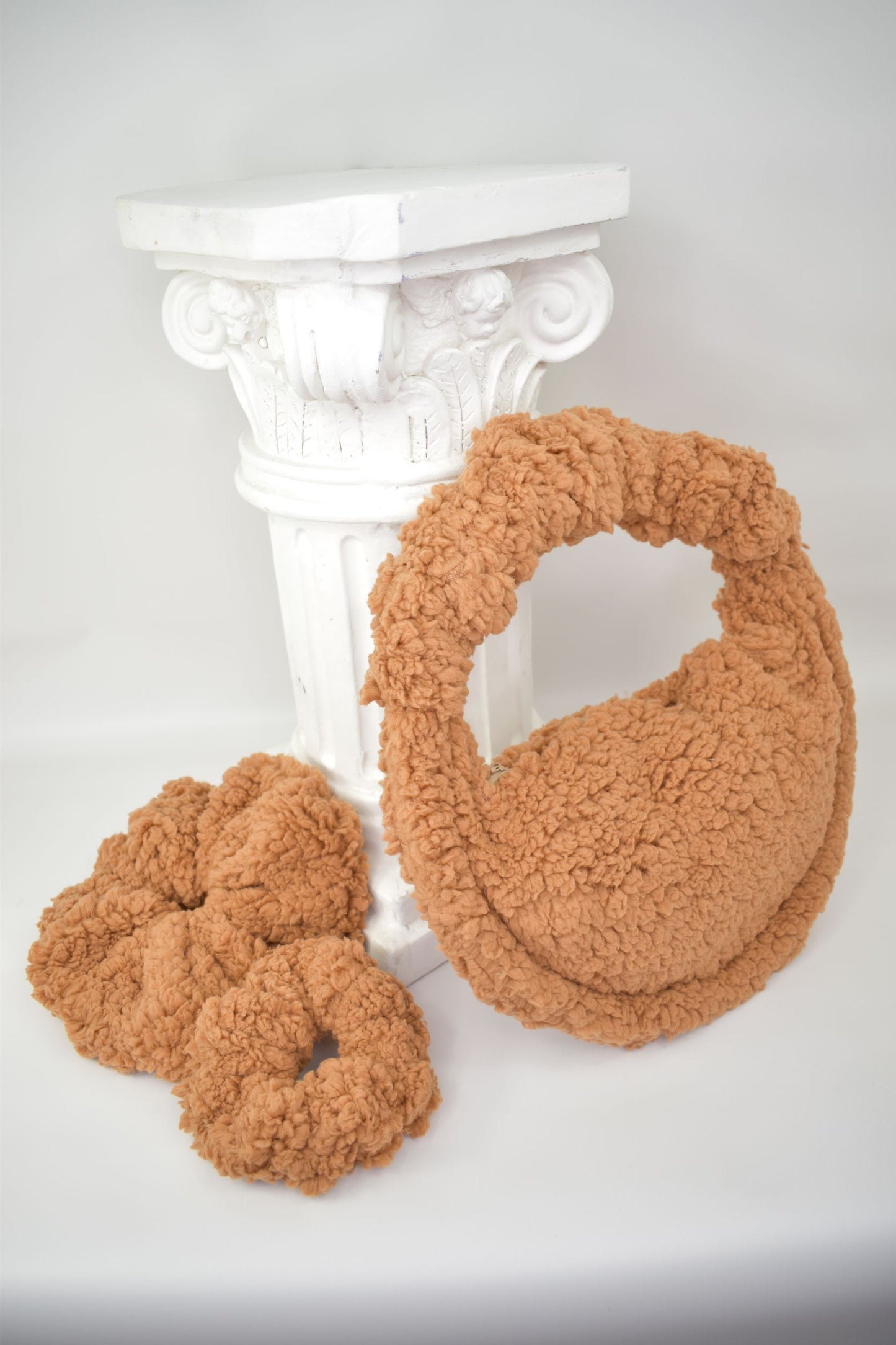 Gingerbread Teddy Scrunchie - Various Sizes