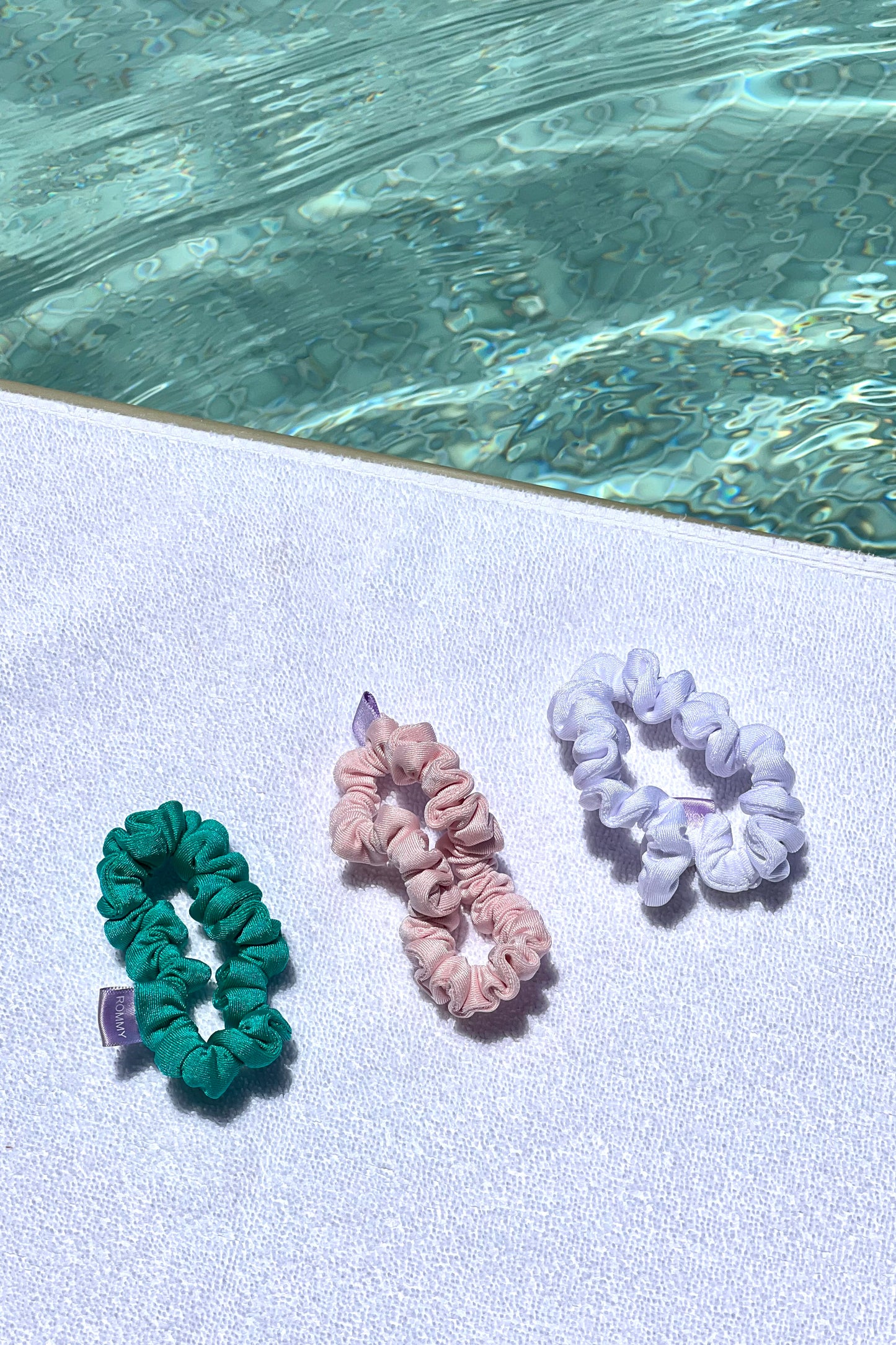 Swim Scrunchie Skinny 3 Pack