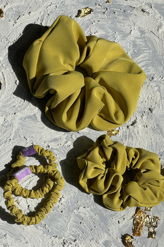 Earth Yellow Scrunchie - Various Sizes