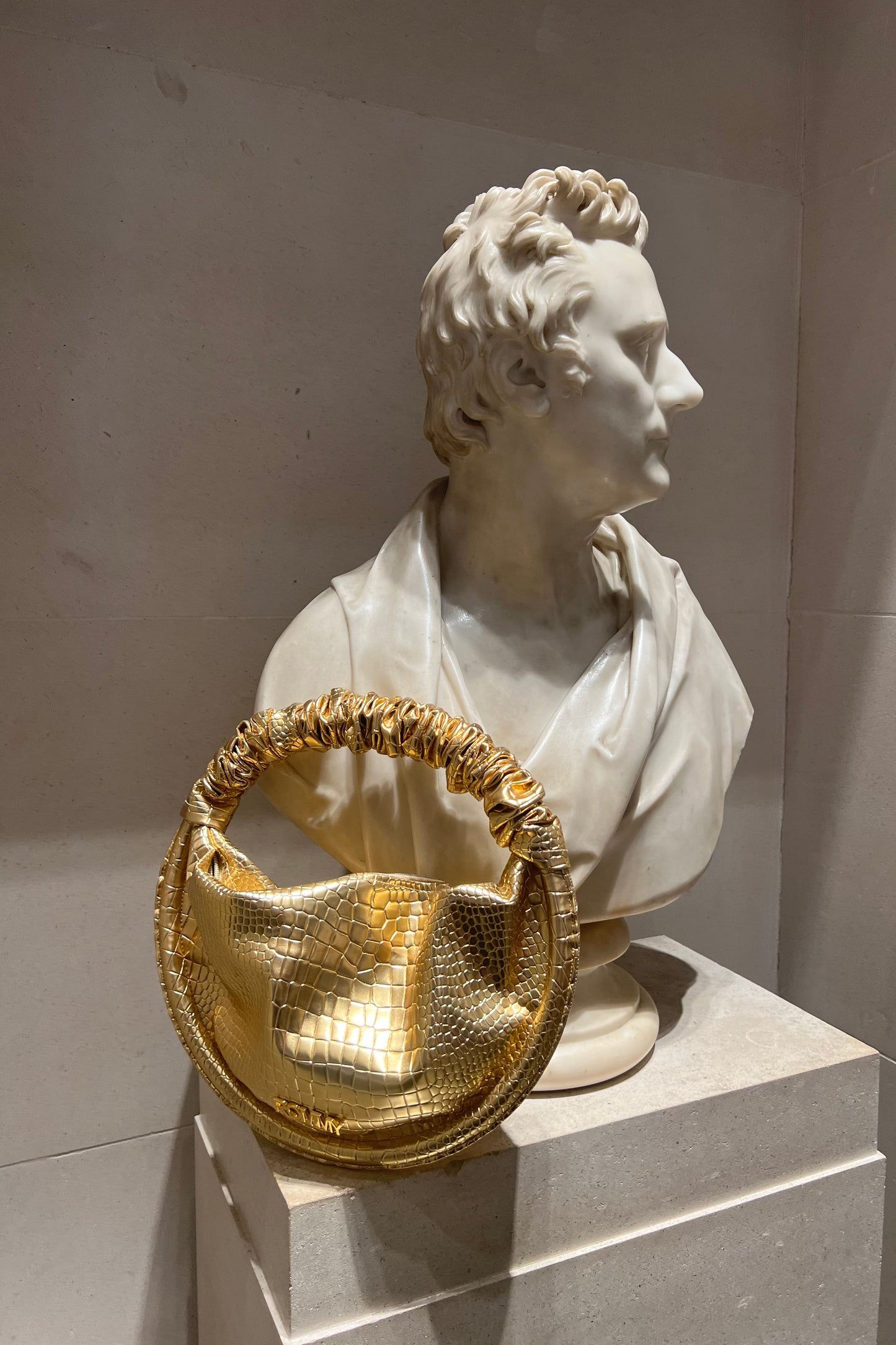 Gold Croc Bag - Various Sizes