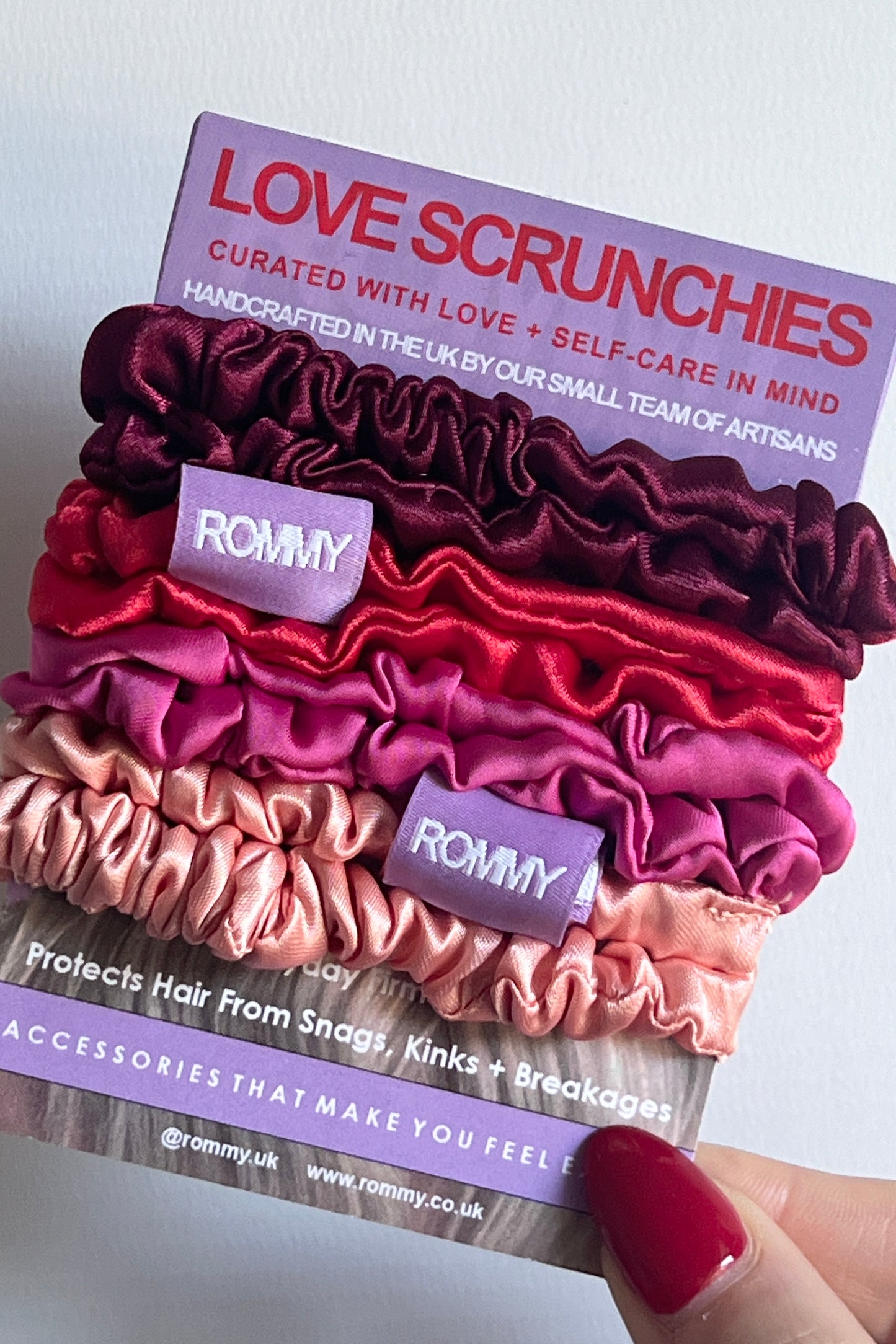 Love Skinny Scrunchie Set