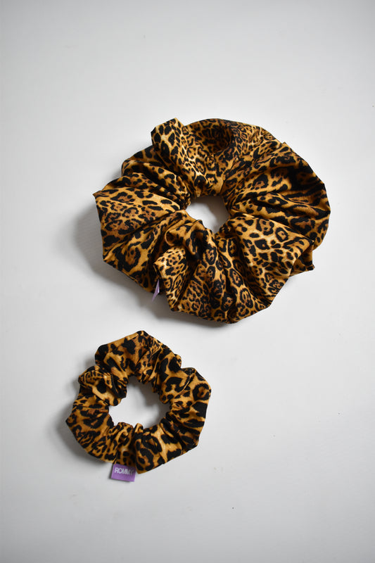 Leopard Scrunchie - Various Sizes