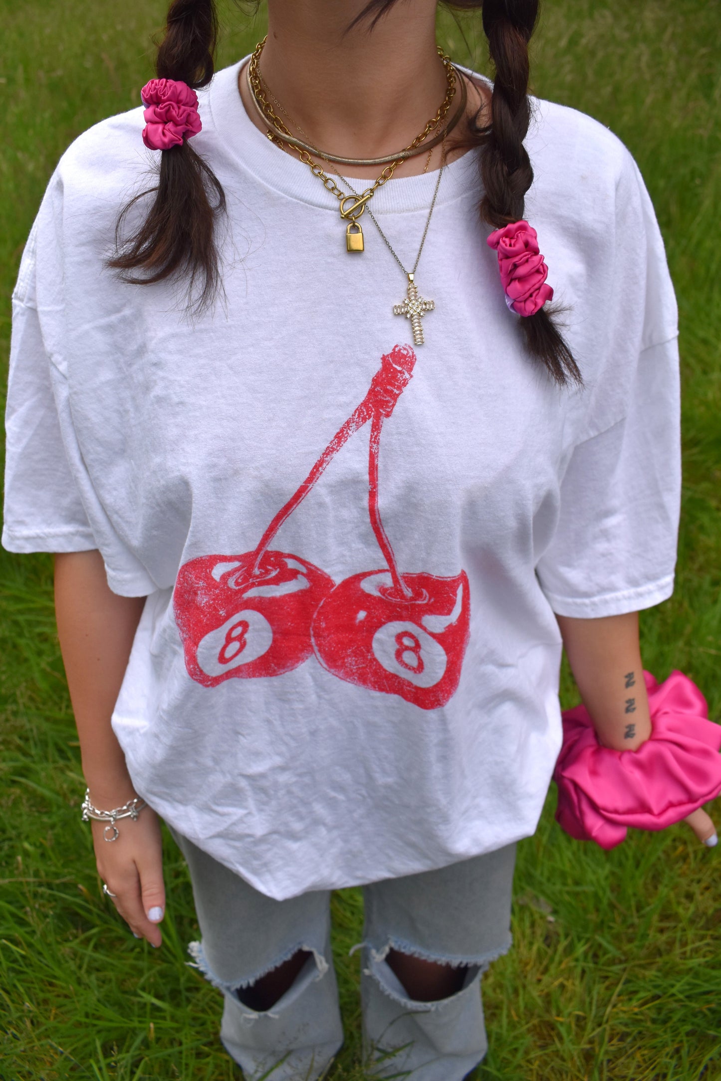 Fuchsia Pink Scrunchie - Various Sizes