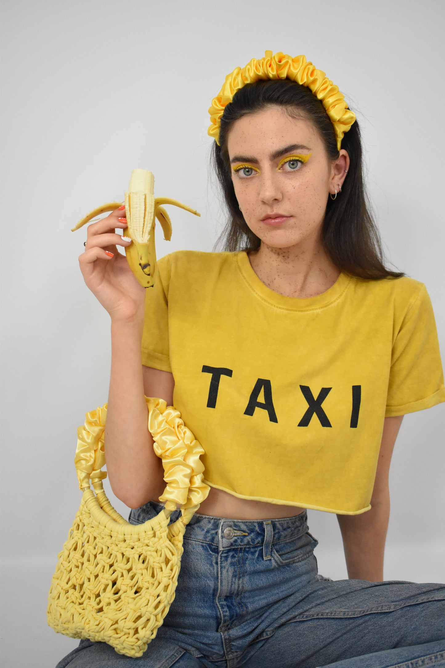 NYC Yellow Scrunchie - Various Sizes