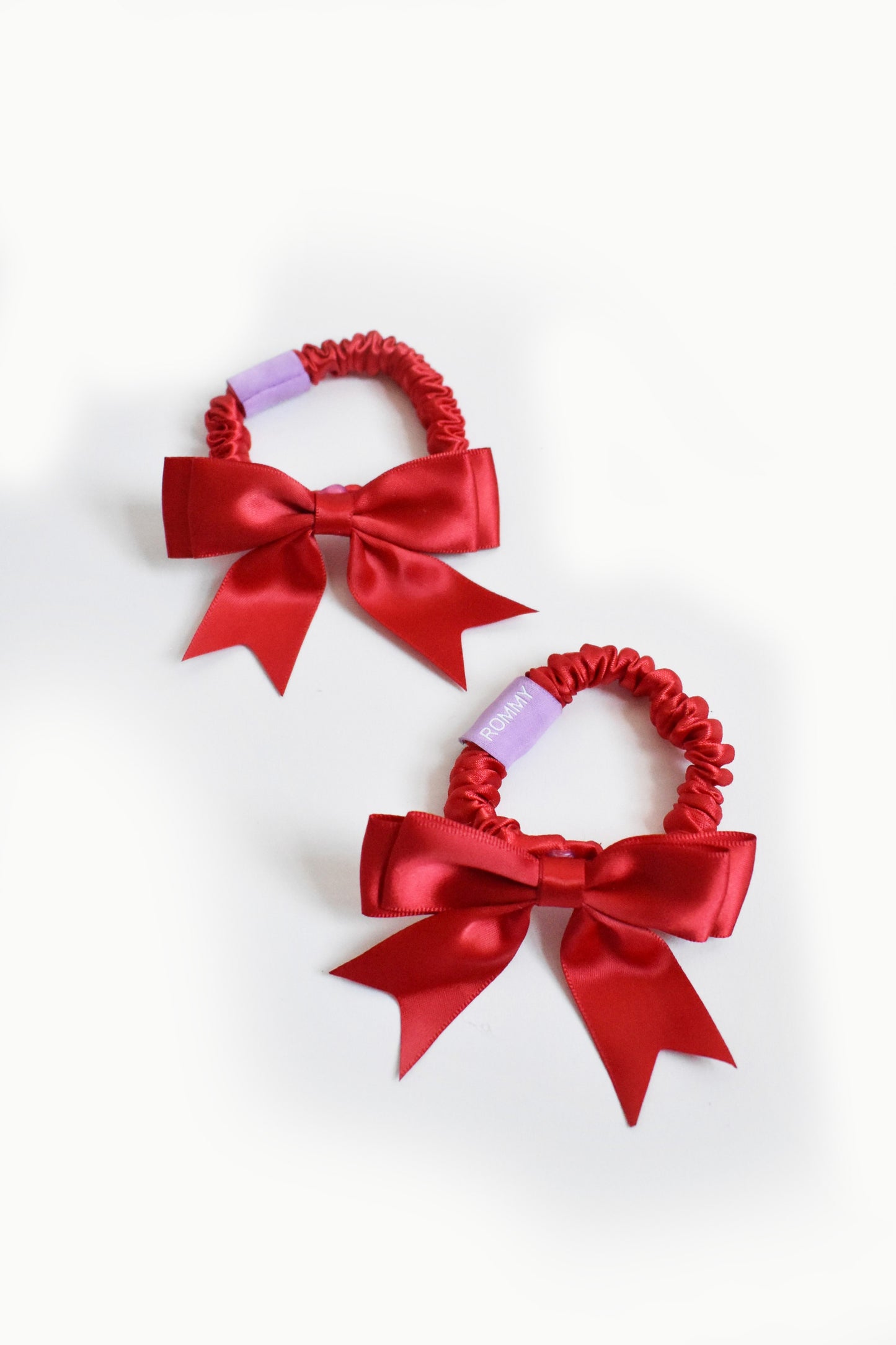 2 Pack Skinny Bow Scrunchies