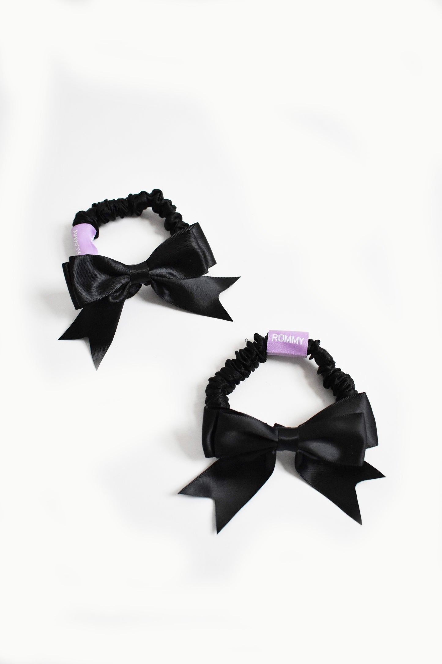 2 Pack Skinny Bow Scrunchies