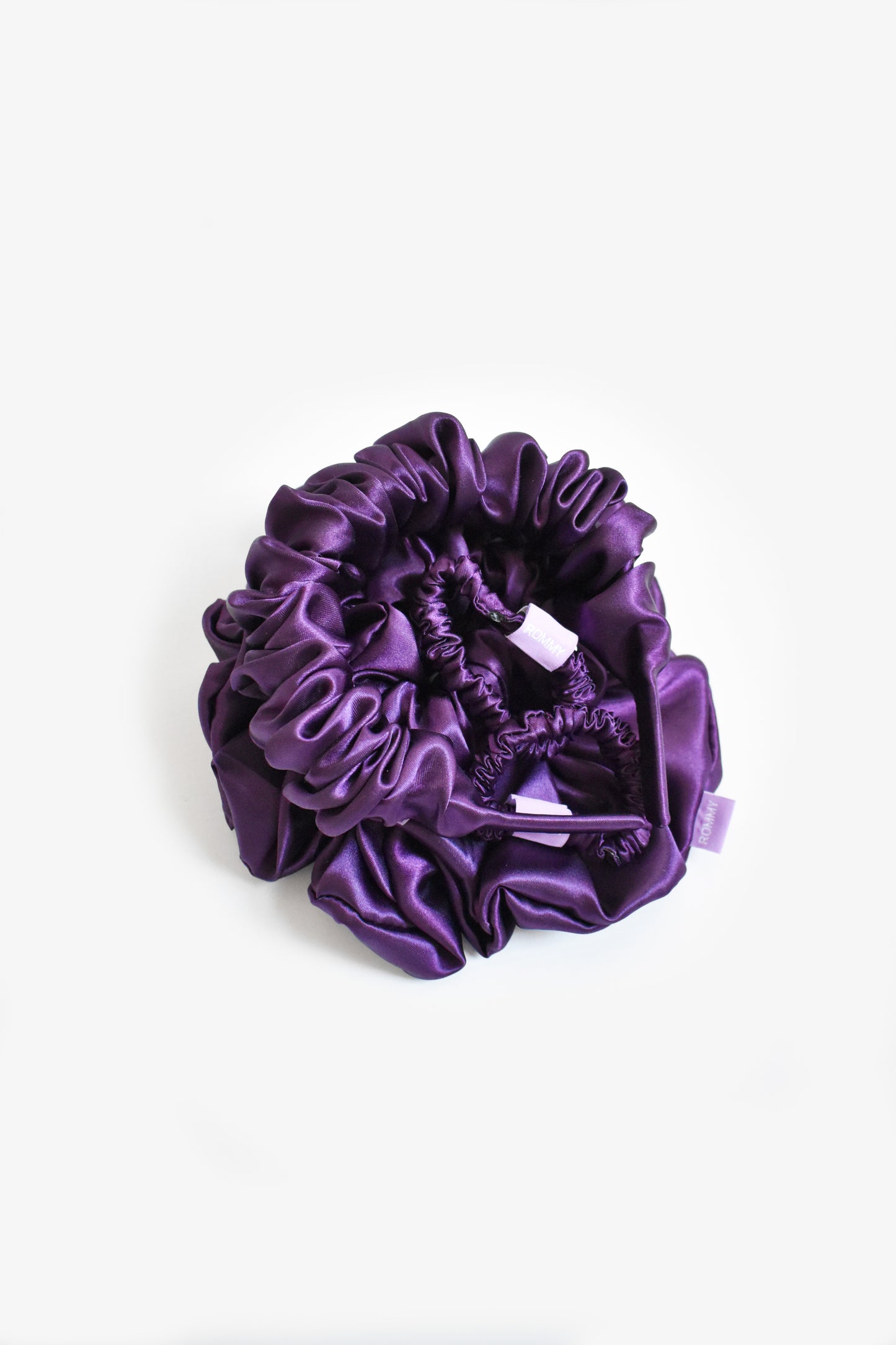 Plum Purple Scrunchie - Various Sizes