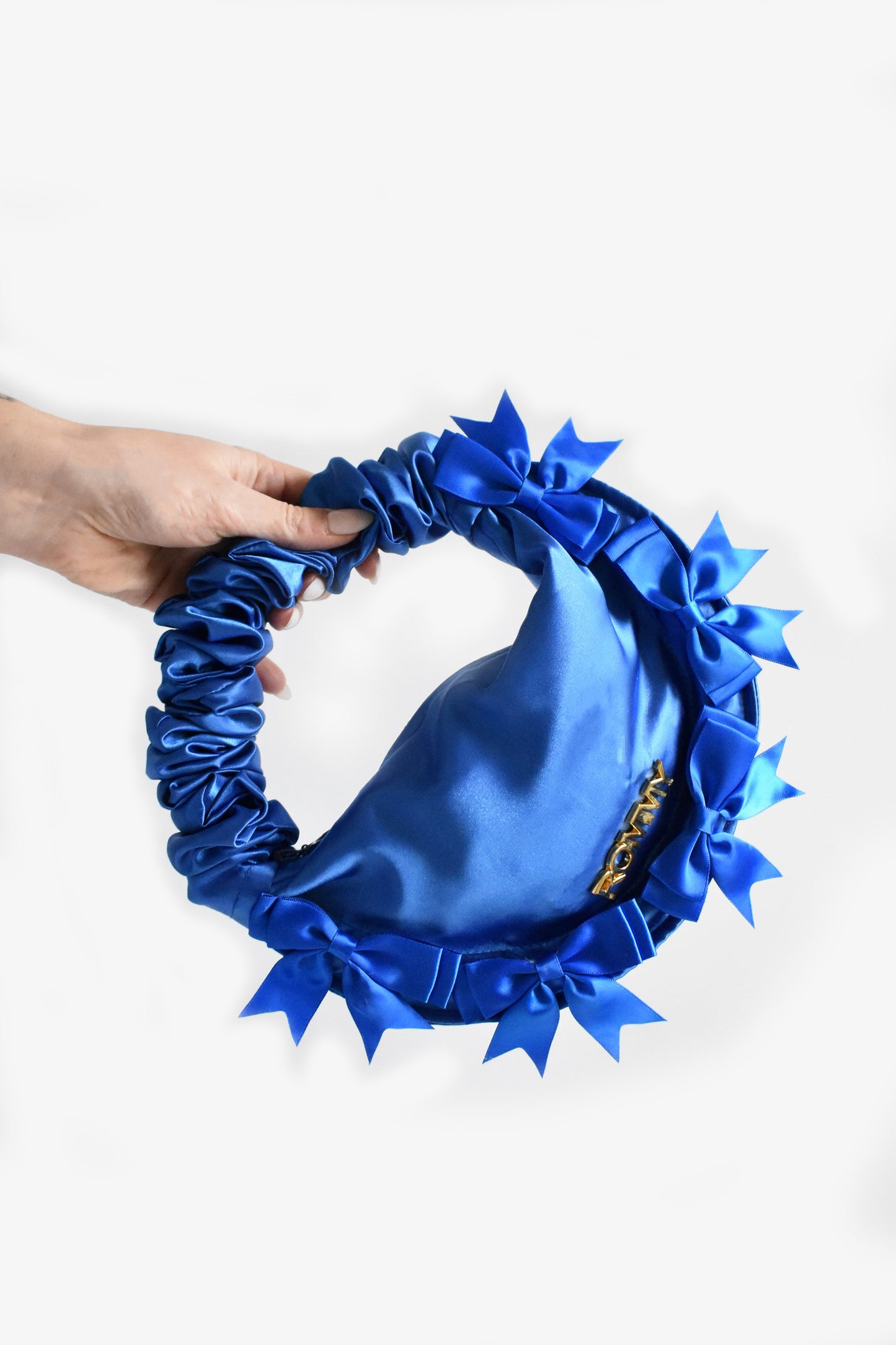 Mini Royal Blue Bow Bag