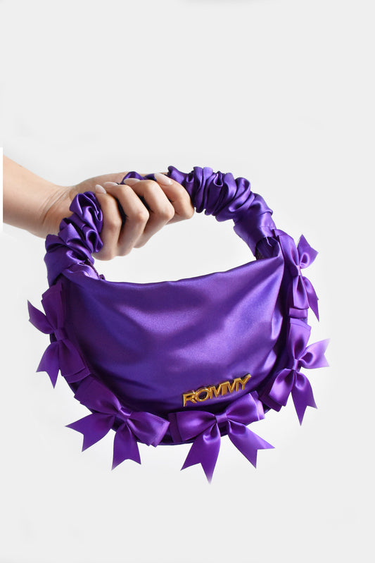 Mini Parisian Purple Bow Bag