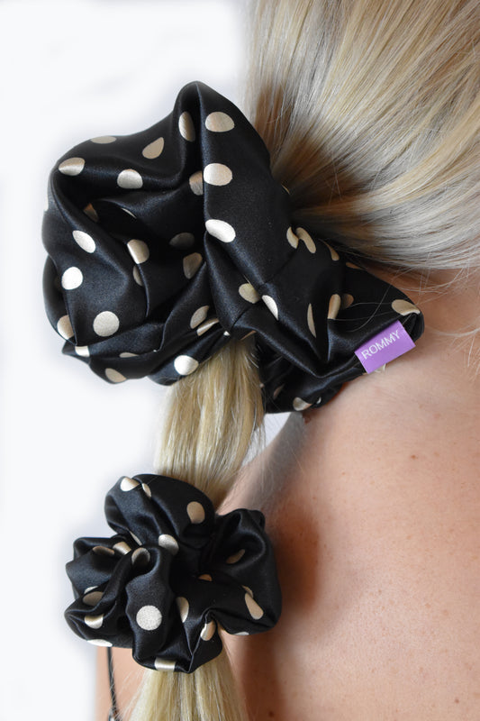 Polka Scrunchie - Various Sizes