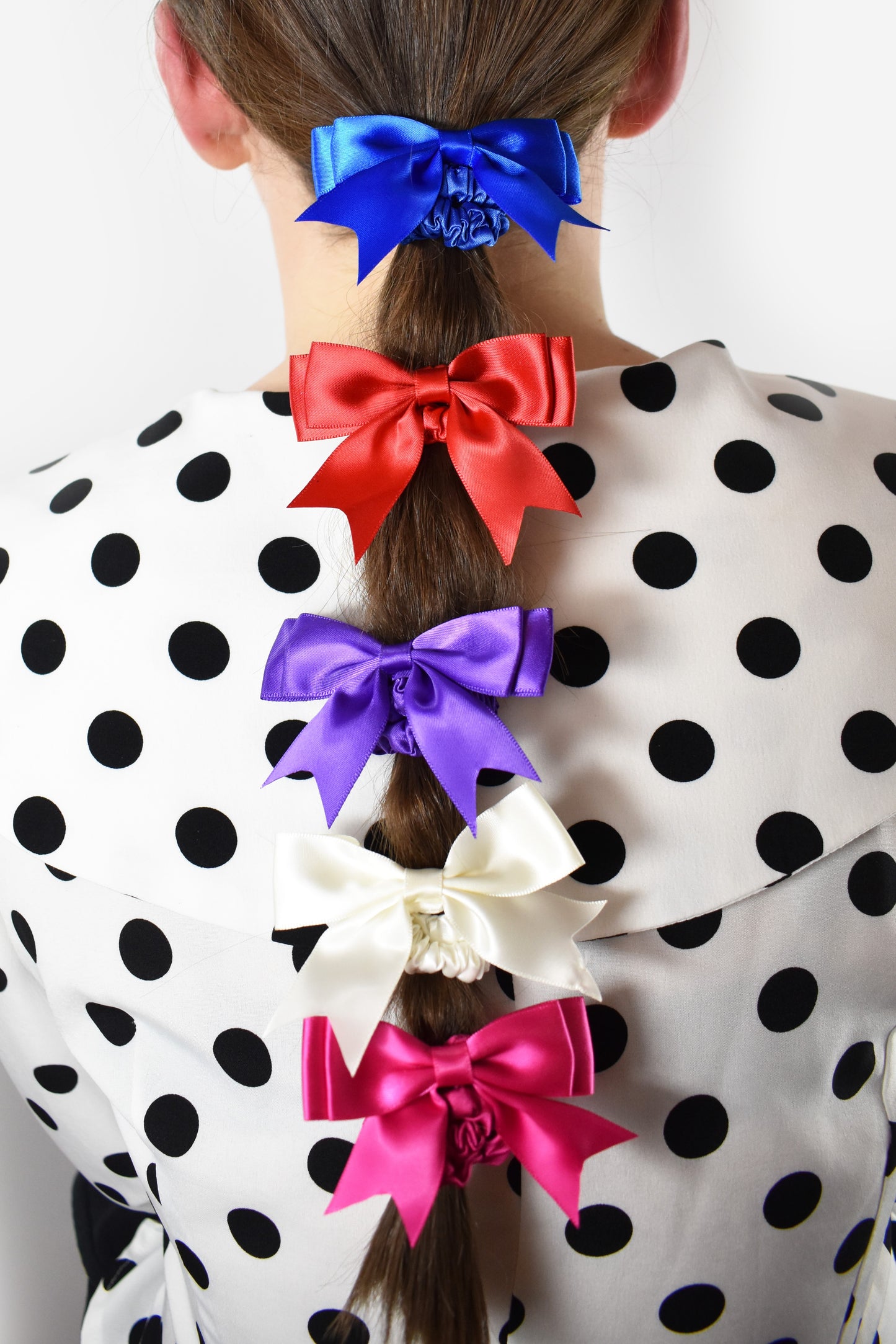 2 Pack Skinny Bow Scrunchies