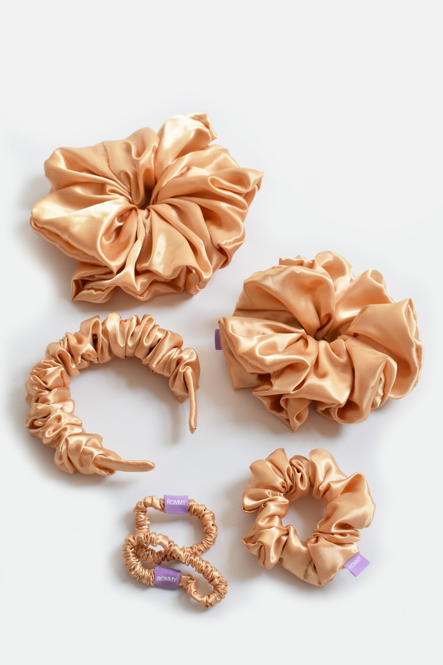 Topaz Gold Scrunchie - Various Sizes