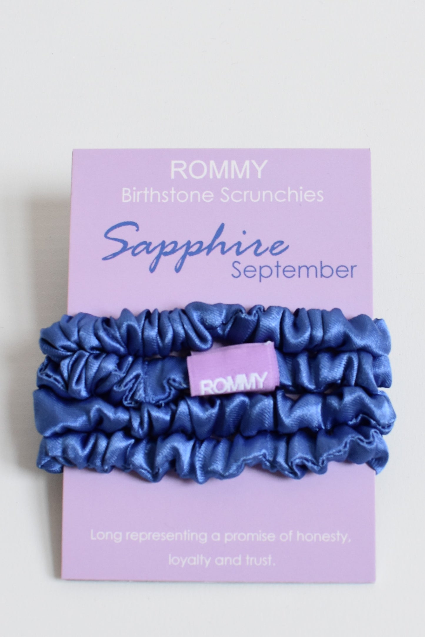 Birthstone Scrunchie  - Various Sizes/Colours