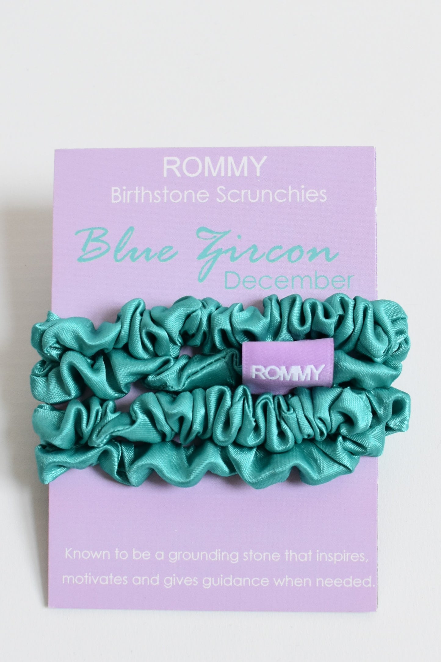 Birthstone Scrunchie  - Various Sizes/Colours